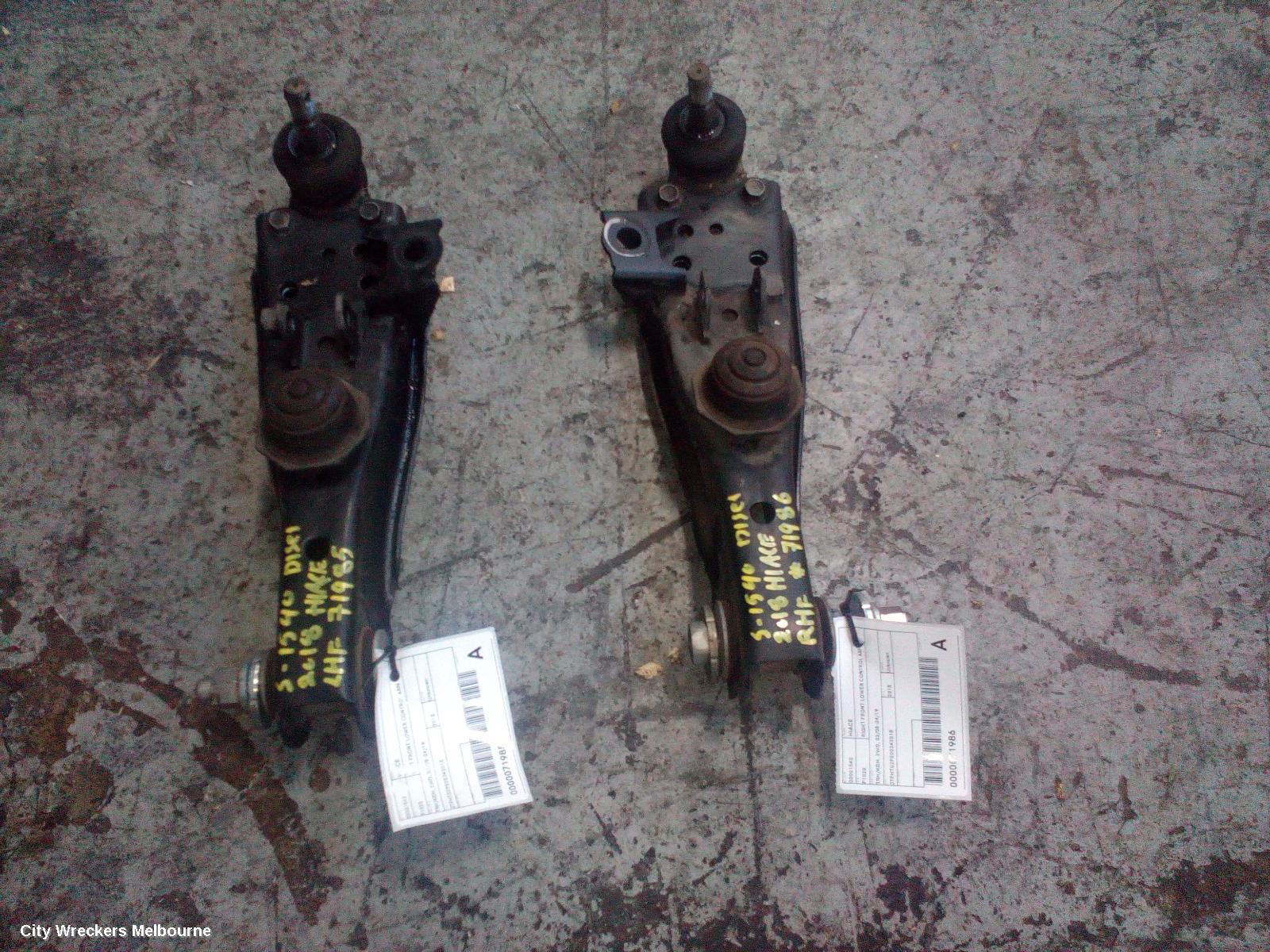 TOYOTA HIACE RIGHT FRONT LOWER CONTROL ARM, TRH/KDH, 2WD, 03/2005 - 04/2019