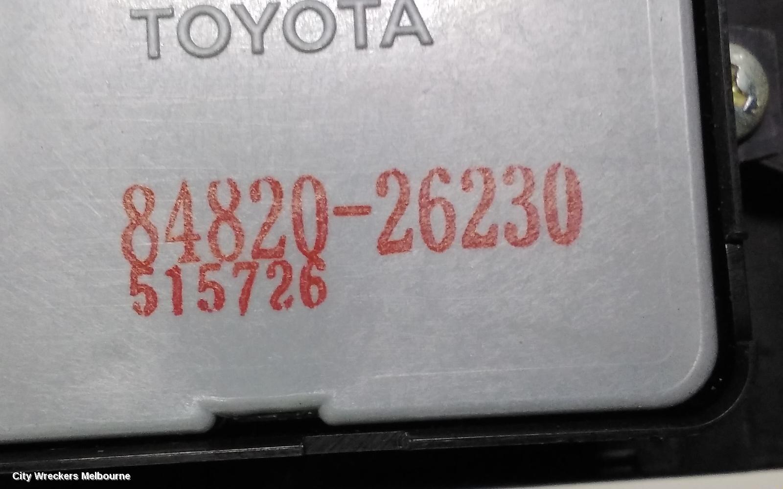 TOYOTA HIACE PWR DR WIND SWITCH, RH FRONT (MASTER SWITCH), TRH/KDH, 03/2014 - 04/2019