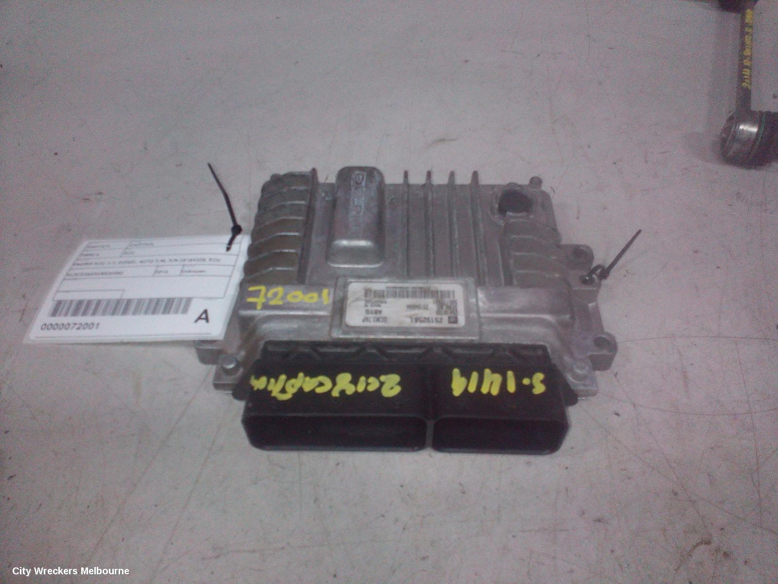 HOLDEN CAPTIVA ECU, ENGINE ECU, 2.2, DIESEL, AUTO T/M, P/N 25184305, ECU ONLY, CG, 01/2011 - 06/2018
