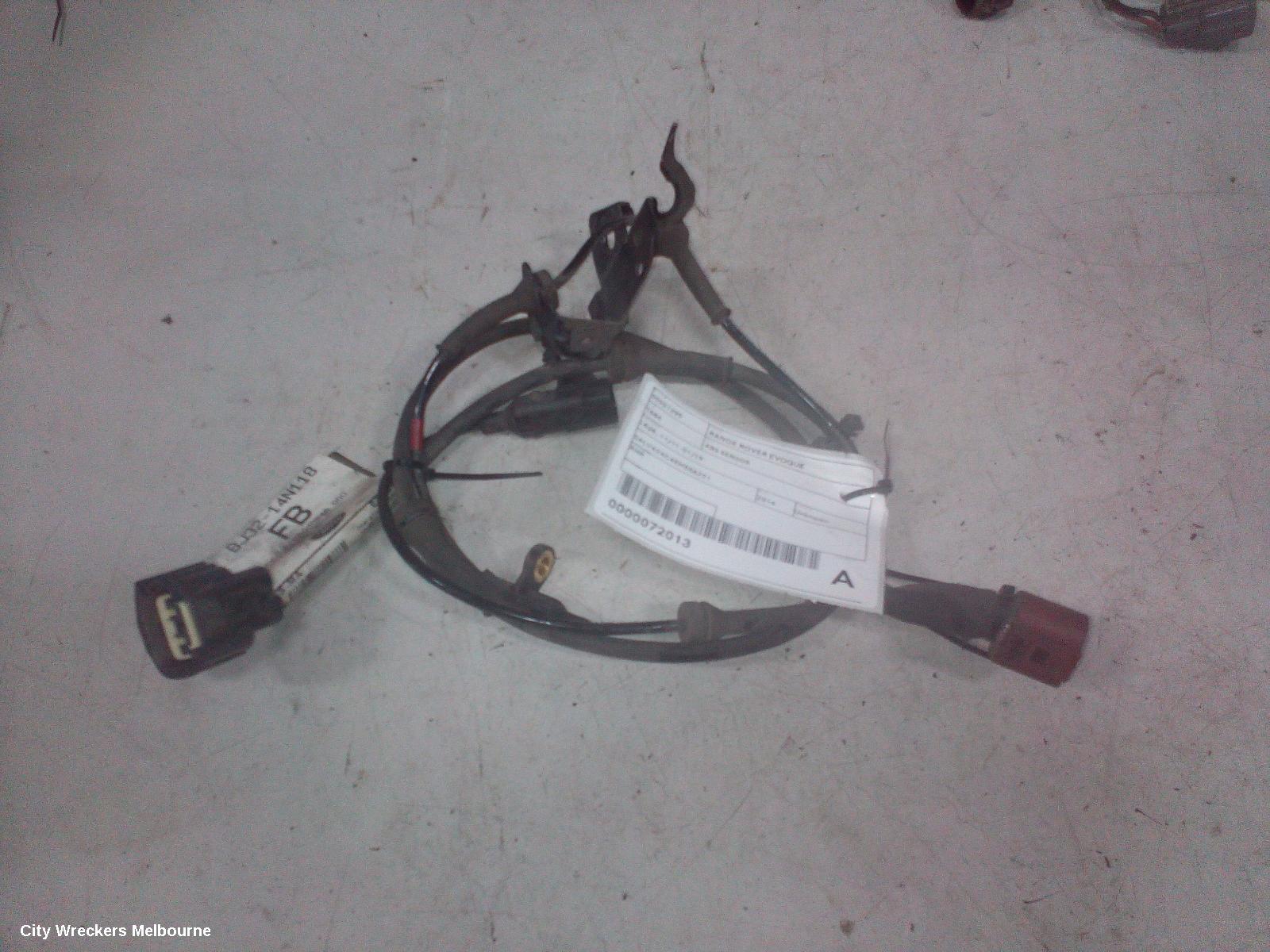 LAND ROVER RANGEROVER EVOQUE ABS SENSOR, L538, 11/2011 - 01/2019
