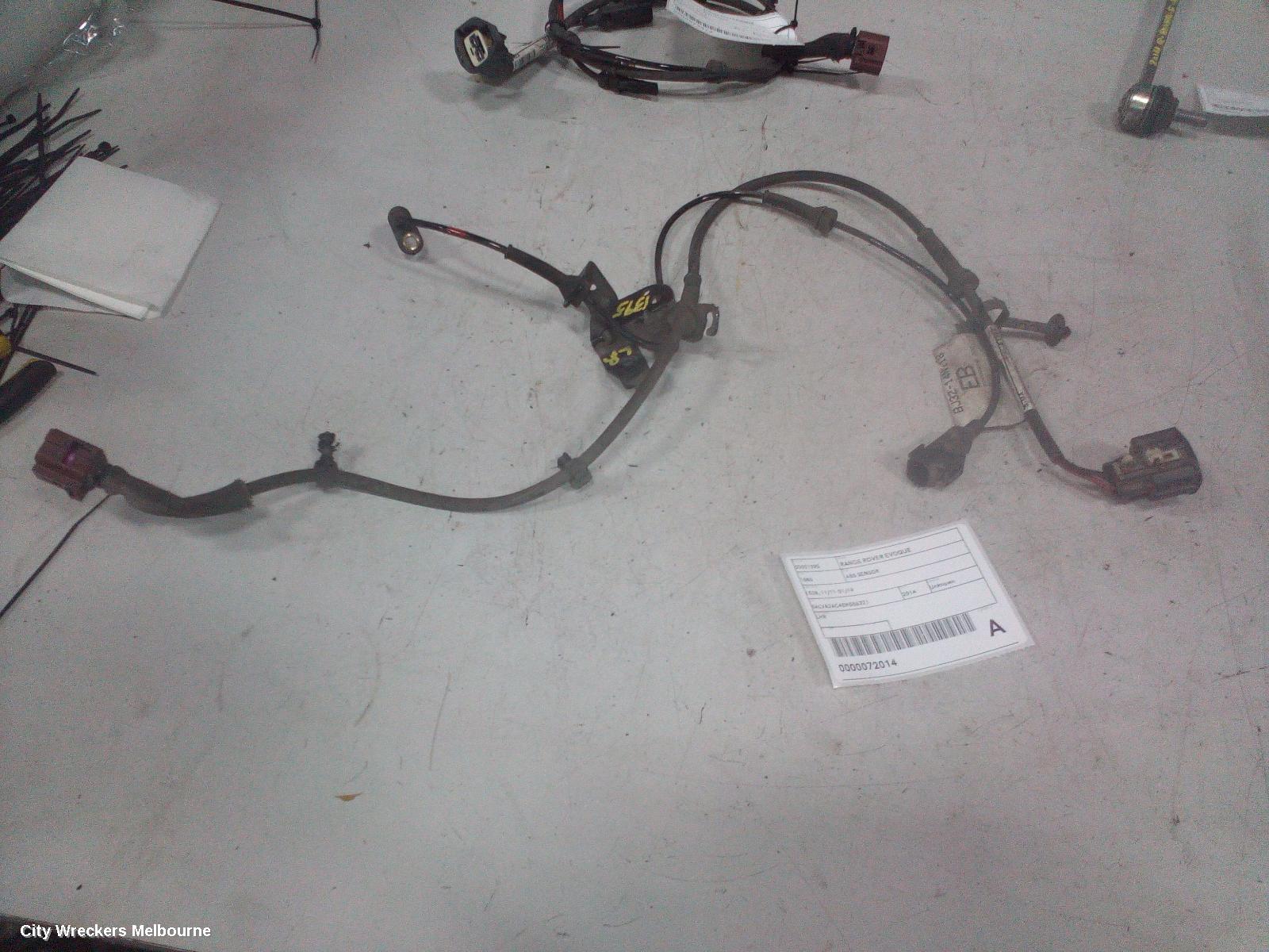 LAND ROVER RANGEROVER EVOQUE ABS SENSOR, L538, 11/2011 - 01/2019