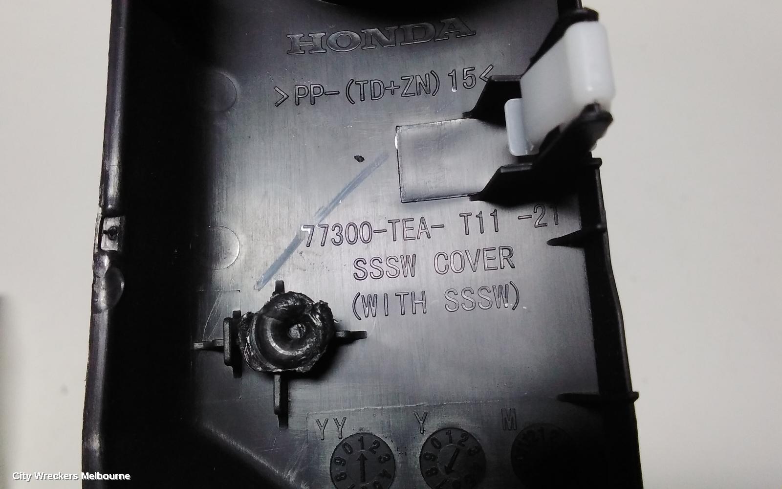 HONDA CIVIC, 10TH GEN, 05/2016 - 08/2021, START STOP BUTTON: 72035
