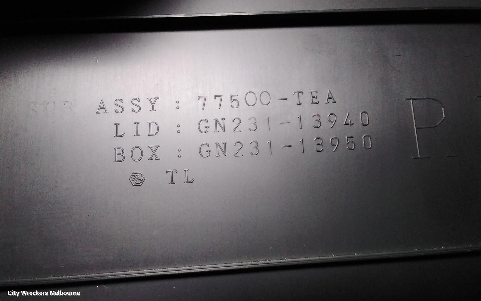 HONDA CIVIC GLOVE BOX, 10TH GEN, 05/2016 - 08/2021