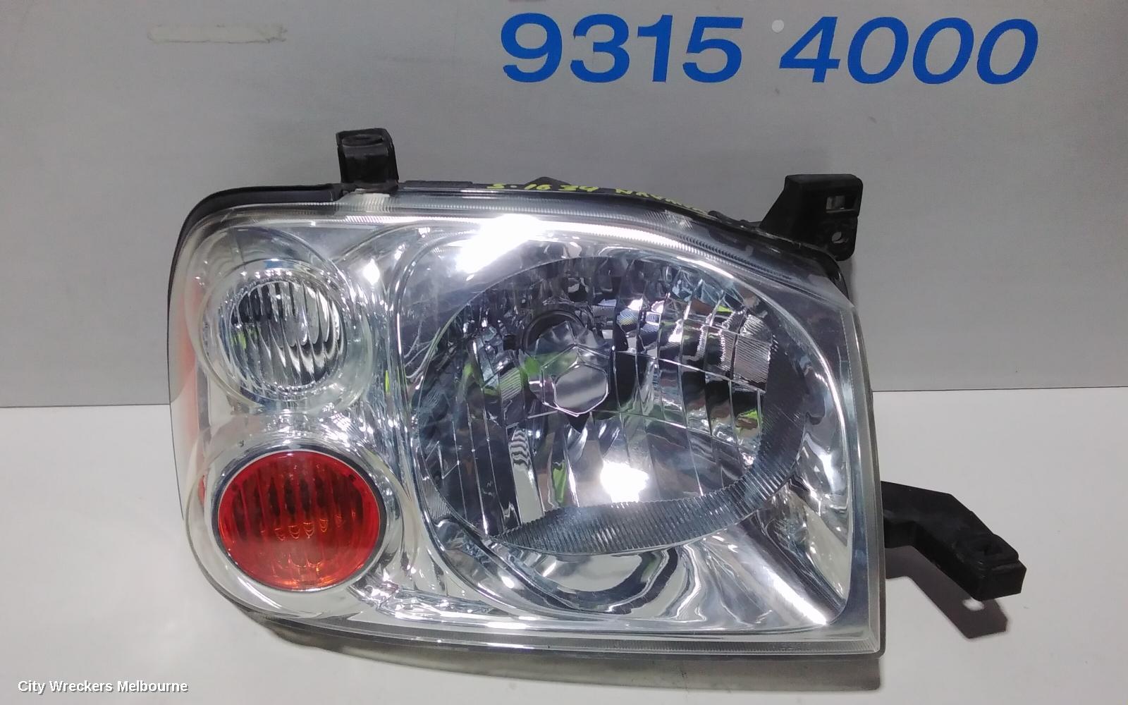 NISSAN NAVARA RIGHT HEADLAMP, D22, 12/2001 - 08/2015
