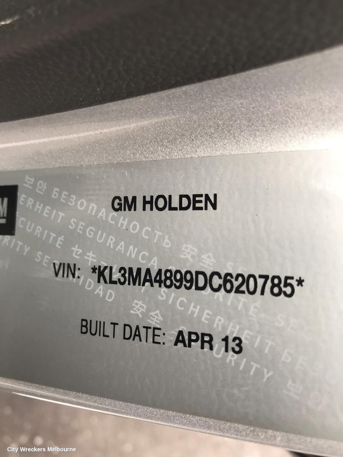 HOLDEN BARINA BOOTLID/TAILGATE, TAILGATE, SPARK, MJ (VIN KL3MF), 01/2013 - 06/2015