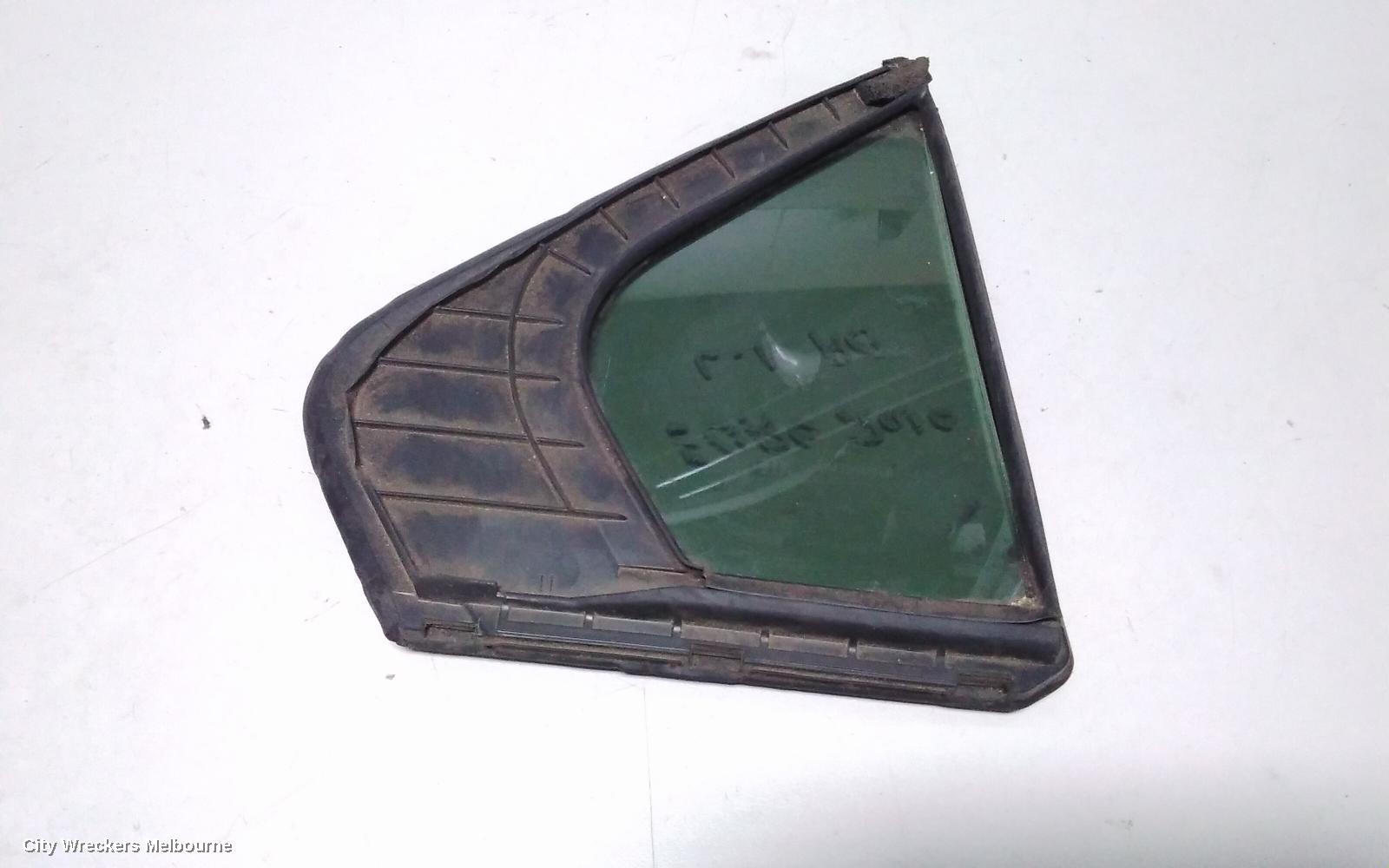HONDA ACCORD LEFT REAR 1/4 DOOR GLASS, 8TH GEN, EURO (VIN JHMCU), SEDAN, 06/2008 - 06/2011