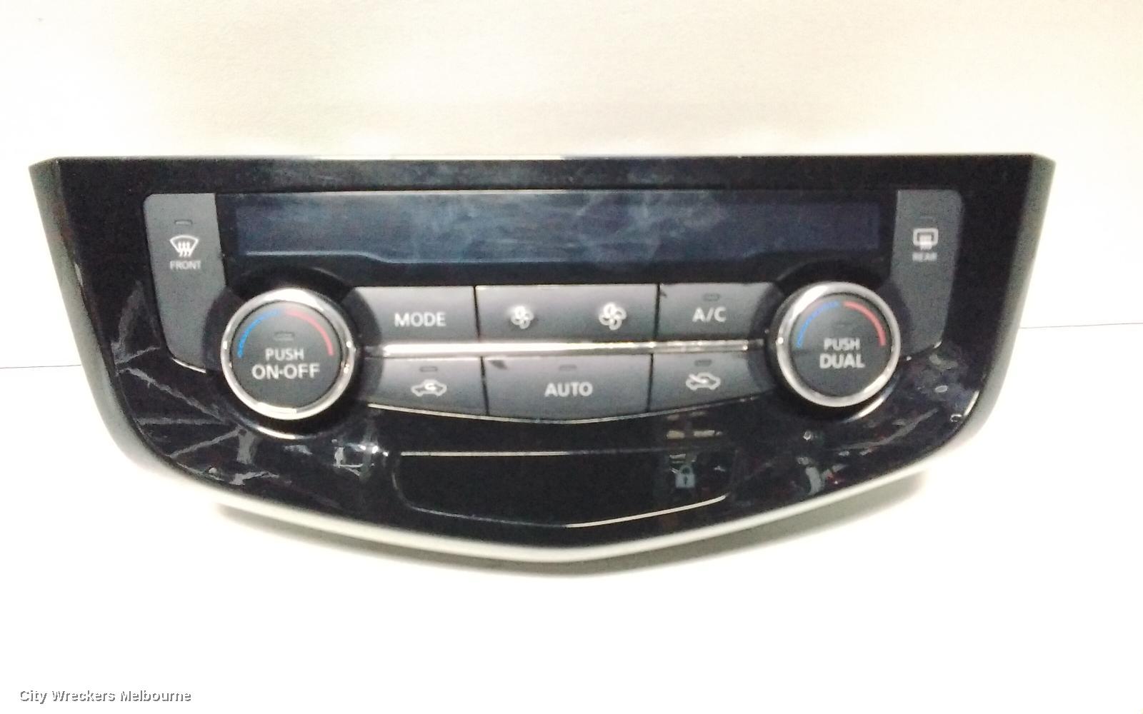 NISSAN QASHQAI HEATER/AC CONTROLS, J11, CLIMATE CONTROL TYPE, 06/2014 - 07/2021