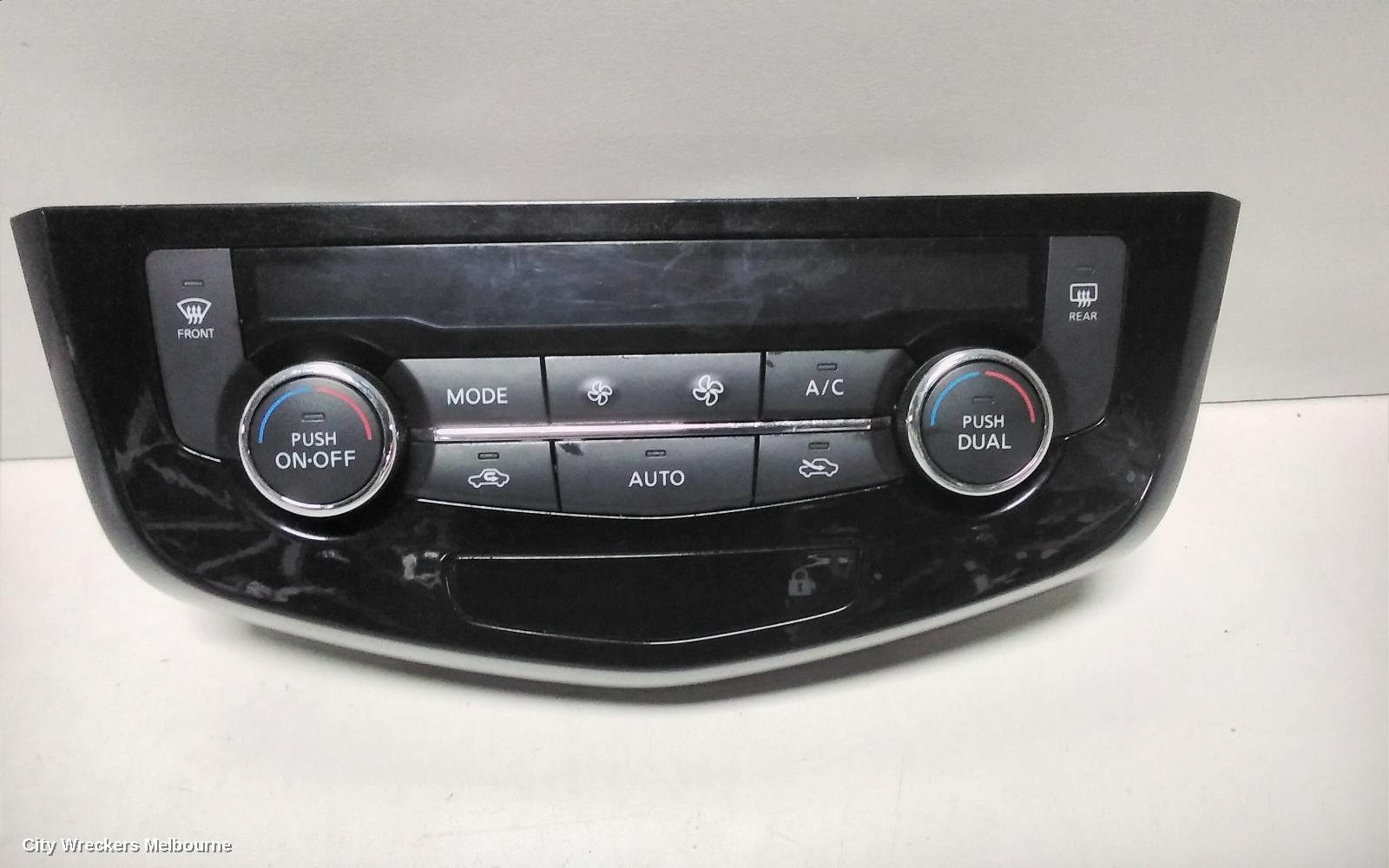 NISSAN QASHQAI HEATER/AC CONTROLS, J11, CLIMATE CONTROL TYPE, 06/2014 - 07/2021