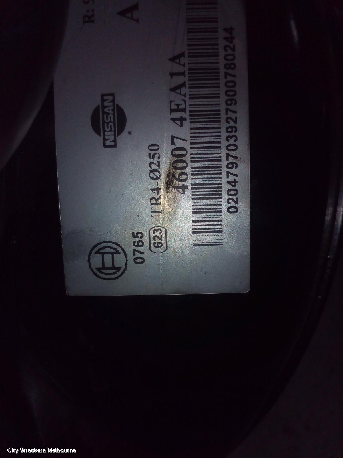 NISSAN QASHQAI BRAKE BOOSTER, PETROL, 2.0, MR20, J11, 06/2014 - 07/2021