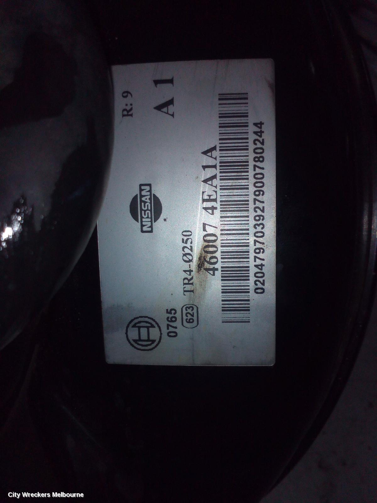 NISSAN QASHQAI BRAKE BOOSTER, PETROL, 2.0, MR20, J11, 06/2014 - 07/2021