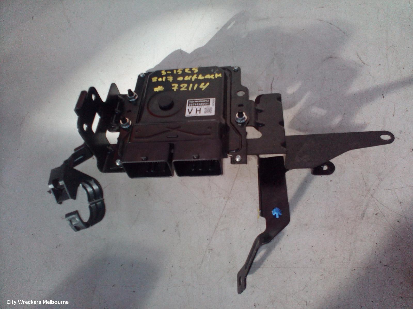 SUBARU OUTBACK ECU, ENGINE ECU, 2.5, FB25, PETROL, ECU ONLY, 6TH GEN, 08/2014 - 12/2020