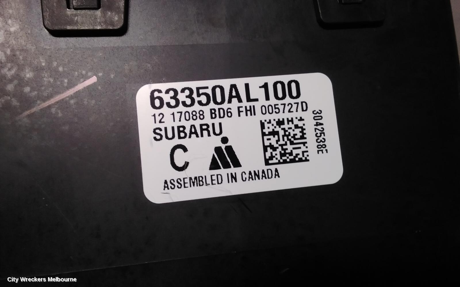 SUBARU OUTBACK TAILGATE REGULATOR, 6TH GEN, 08/2014 - 12/2020