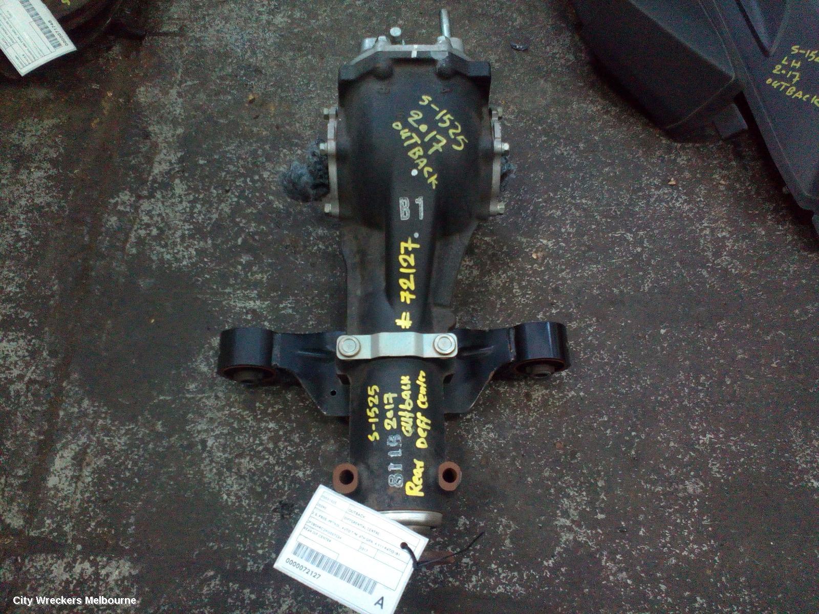 SUBARU OUTBACK DIFFERENTIAL CENTRE, 2.5, FB25, PETROL, AUTO T/M, 6TH GEN, 4.111 RATIO (B1 CODE), 08/2014 - 12/2020