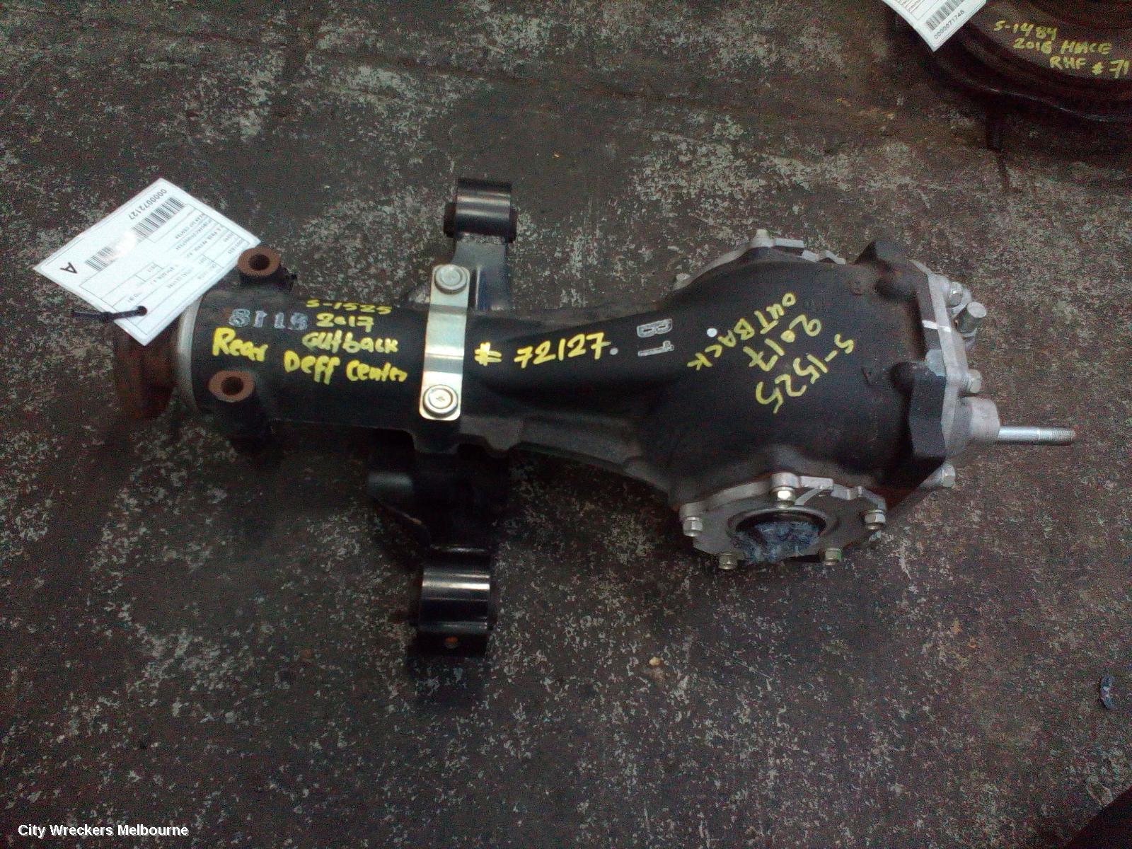 SUBARU OUTBACK DIFFERENTIAL CENTRE, 2.5, FB25, PETROL, AUTO T/M, 6TH GEN, 4.111 RATIO (B1 CODE), 08/2014 - 12/2020