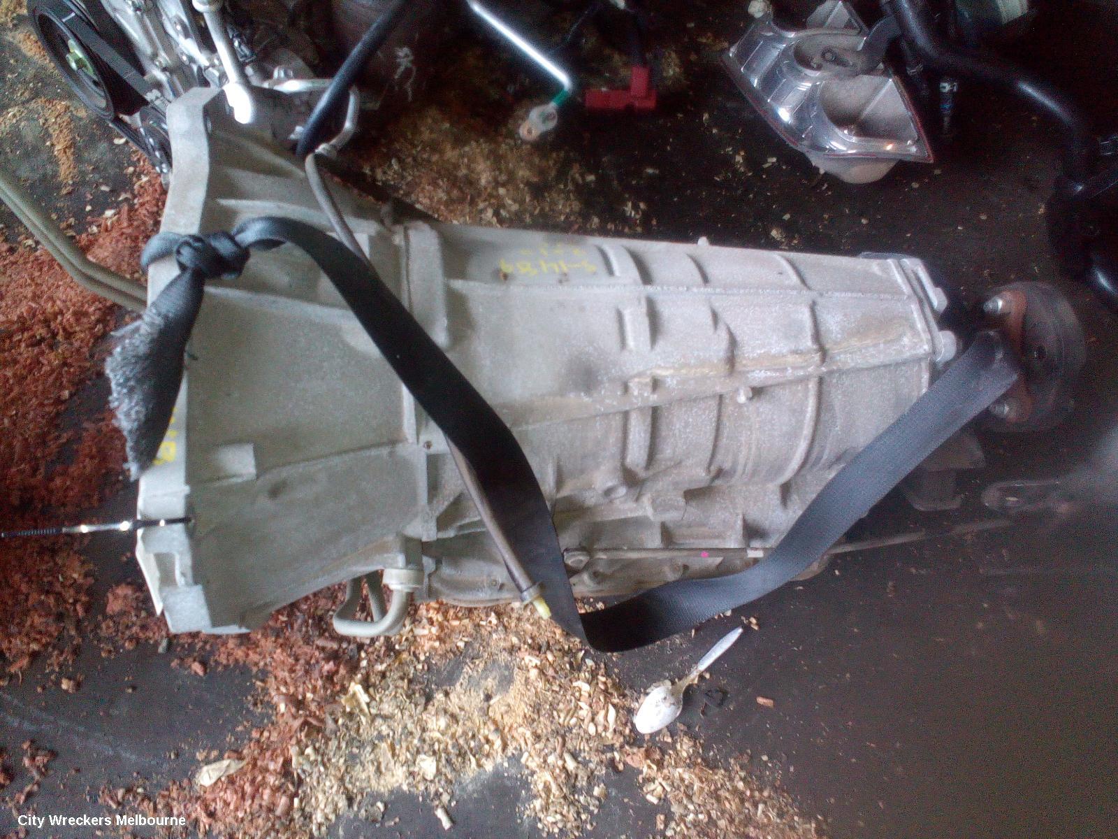 HOLDEN COMMODORE TRANS/GEARBOX, AUTO, 3.6, LLT ENG, MYB, 1BWA TAG, VE, 08/2009 - 04/2013