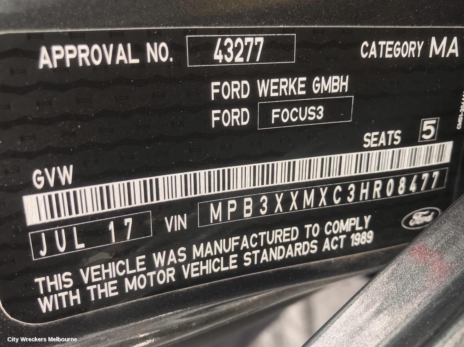 FORD FOCUS OWNERS HANDBOOK, LZ, 10/2014 - 11/2018