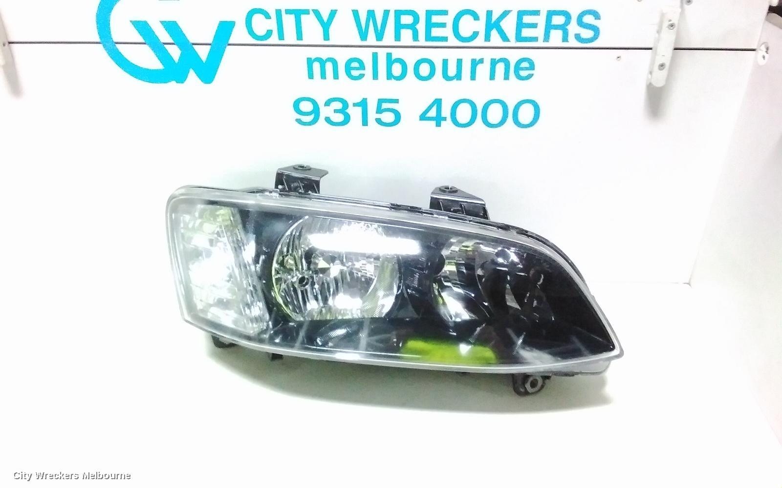 HOLDEN COMMODORE RIGHT HEADLAMP, VE SII, SS/SV6/OMEGA, BLACK INSERT TYPE, 09/2010 - 04/2013