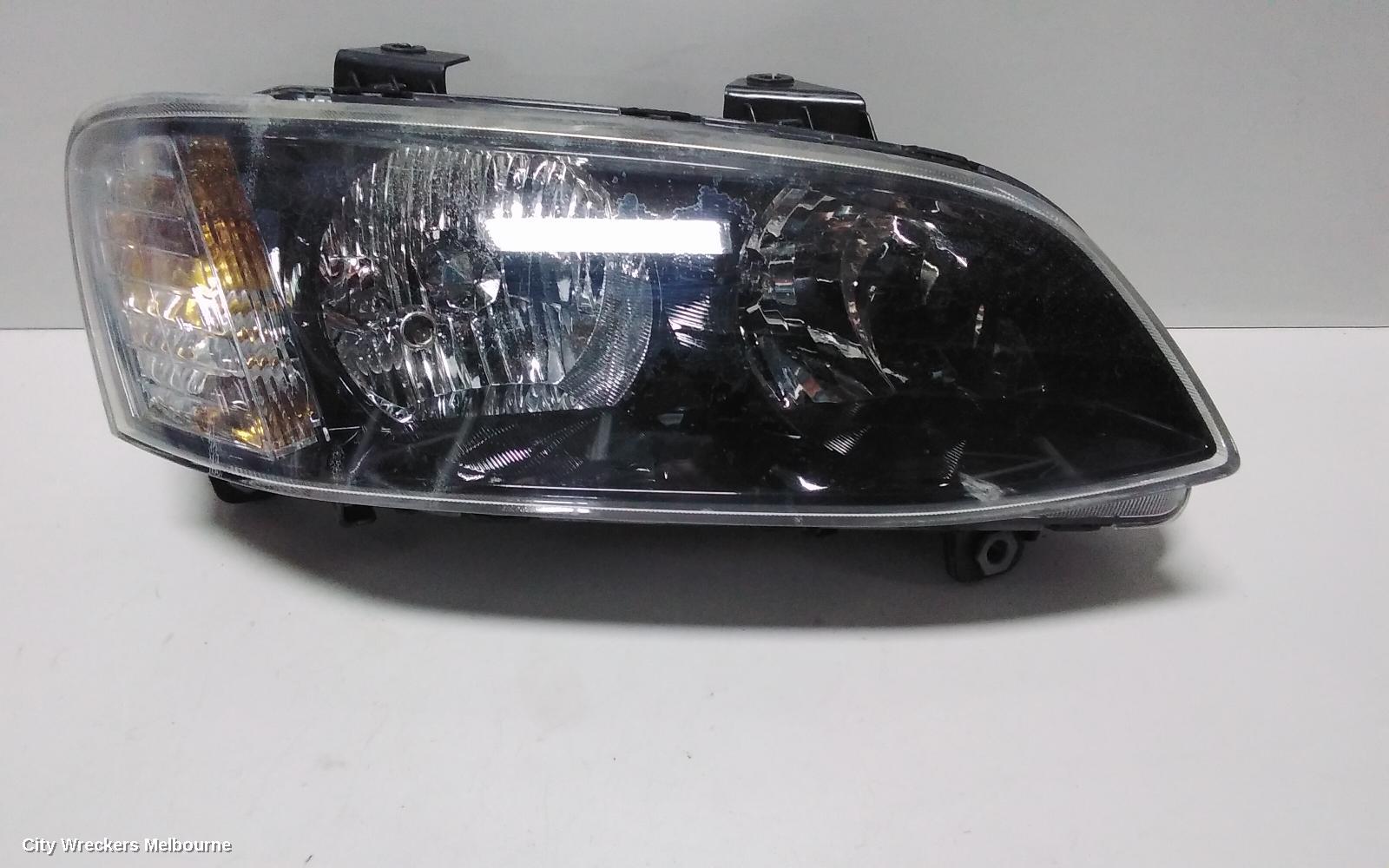 HOLDEN COMMODORE RIGHT HEADLAMP, VE SII, SS/SV6/OMEGA, BLACK INSERT TYPE, 09/2010 - 04/2013