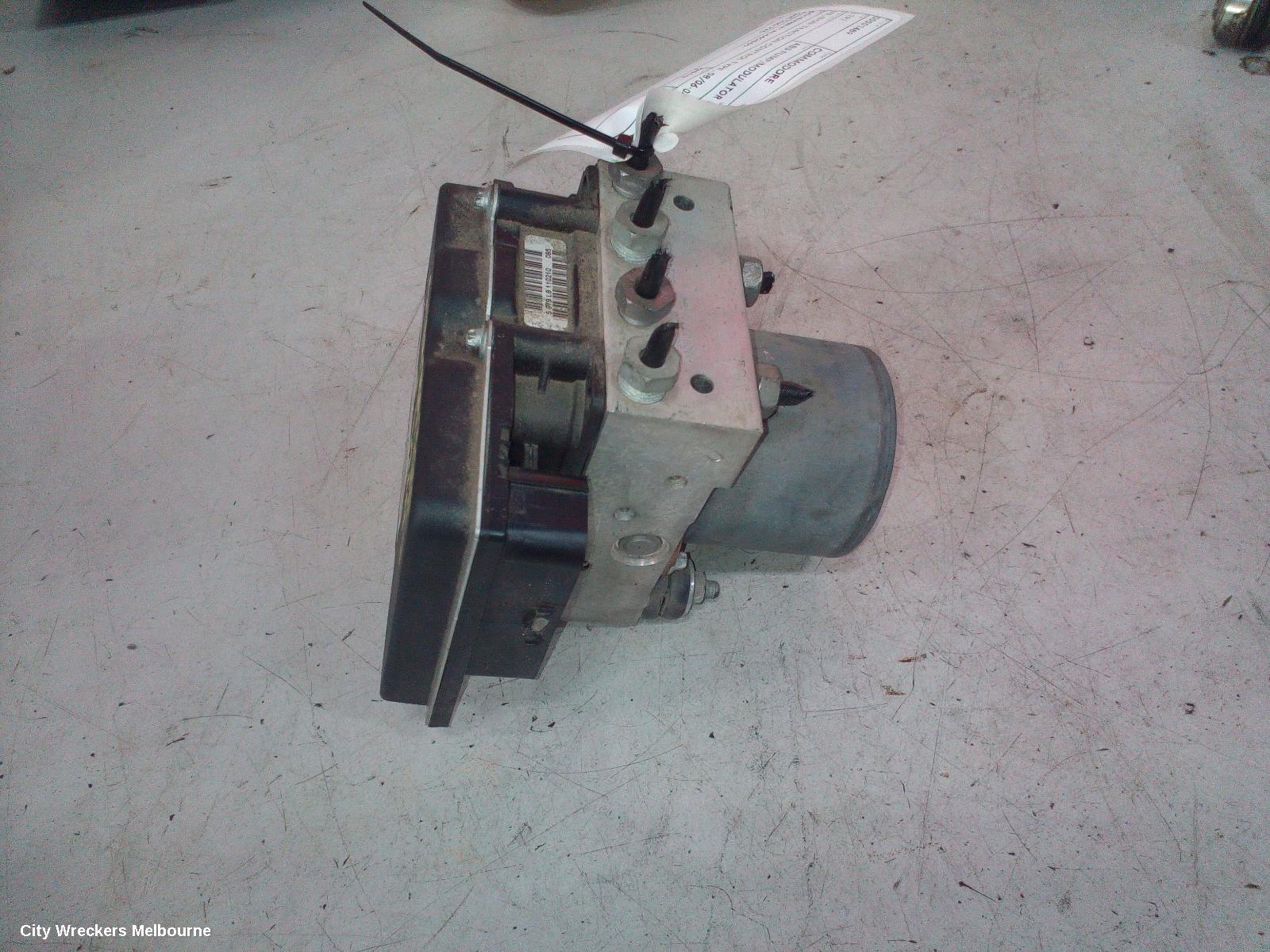 HOLDEN COMMODORE ABS PUMP/MODULATOR, VE, NON TRACTION CONTROL TYPE, 08/2006 - 04/2013