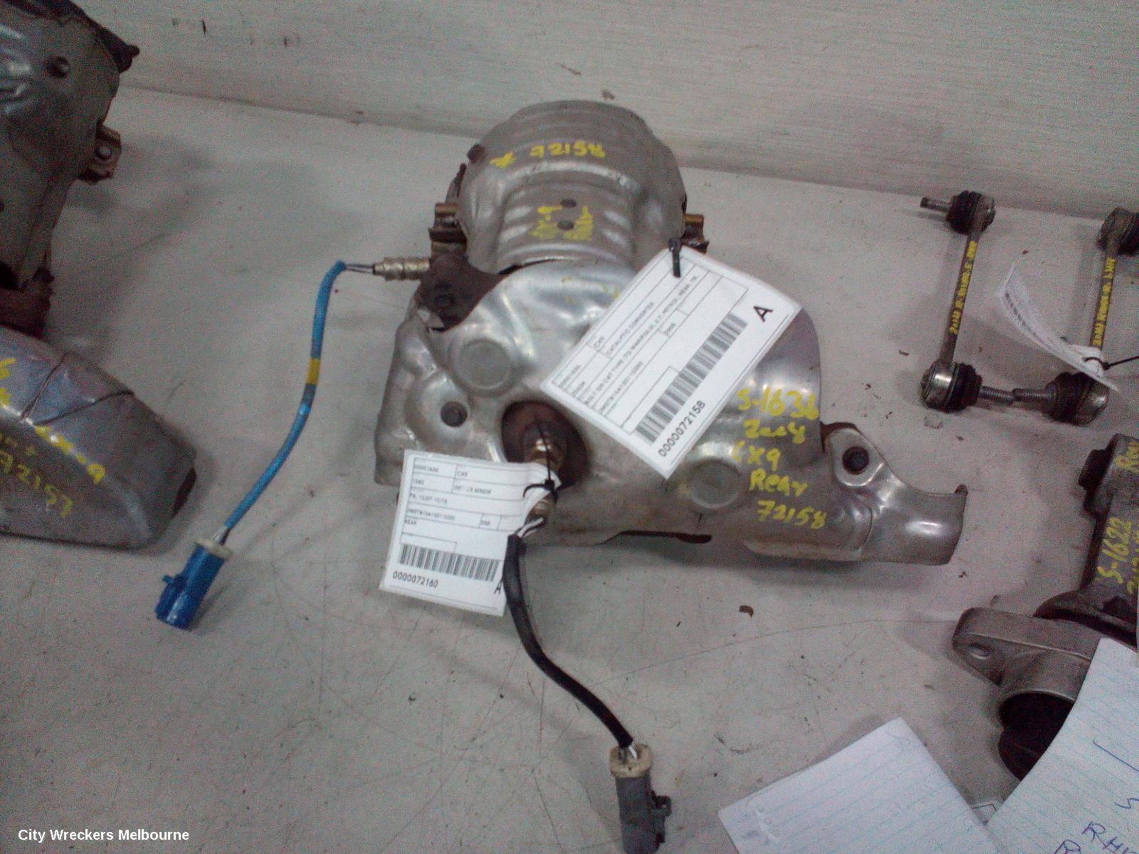 MAZDA CX9 CATALYTIC CONVERTER, BOLT ON CAT TYPE (TO MANIFOLD), 3.7, PETROL, REAR, TB, 12/2007 - 12/2015