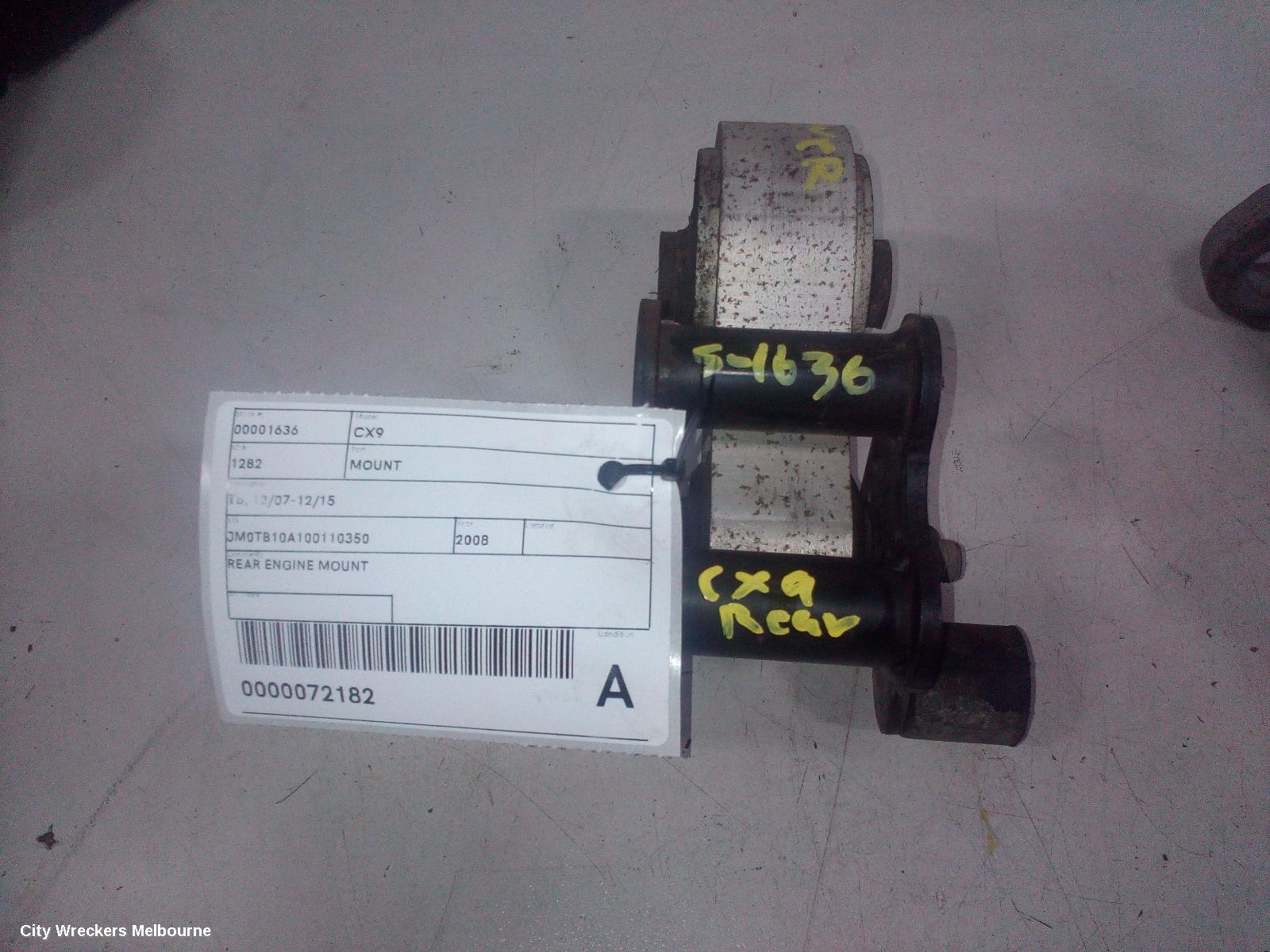 MAZDA CX9 MOUNT, TB, 12/2007 - 12/2015
