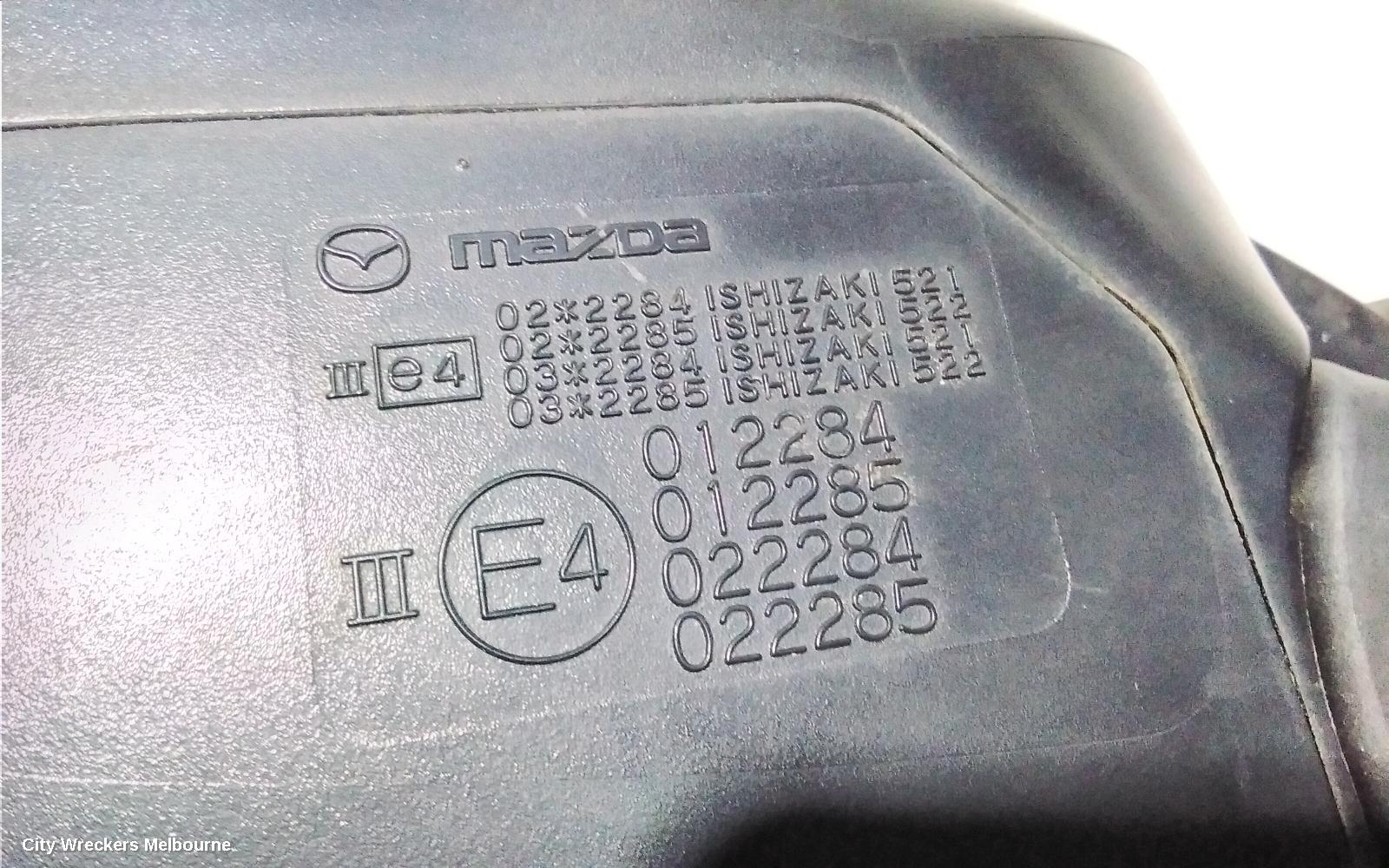 MAZDA CX9 LEFT DOOR MIRROR, TB, LUXURY, HEATED TYPE, 12/2007 - 06/2009
