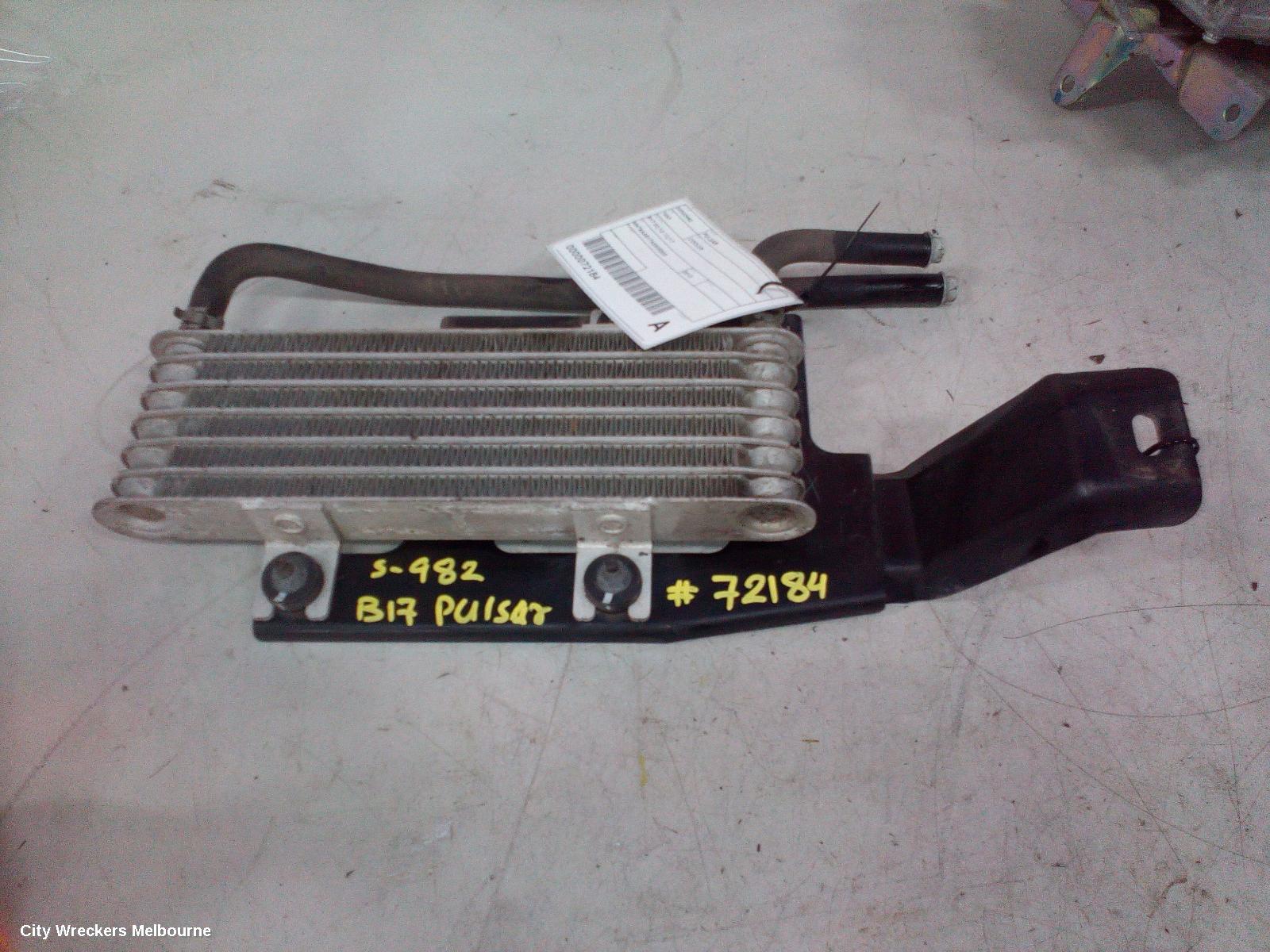NISSAN PULSAR COOLER, TRANSMISSION OIL COOLER, PETROL, 1.8, MRA8DE, B17/C12, 12/2012 - 12/2017