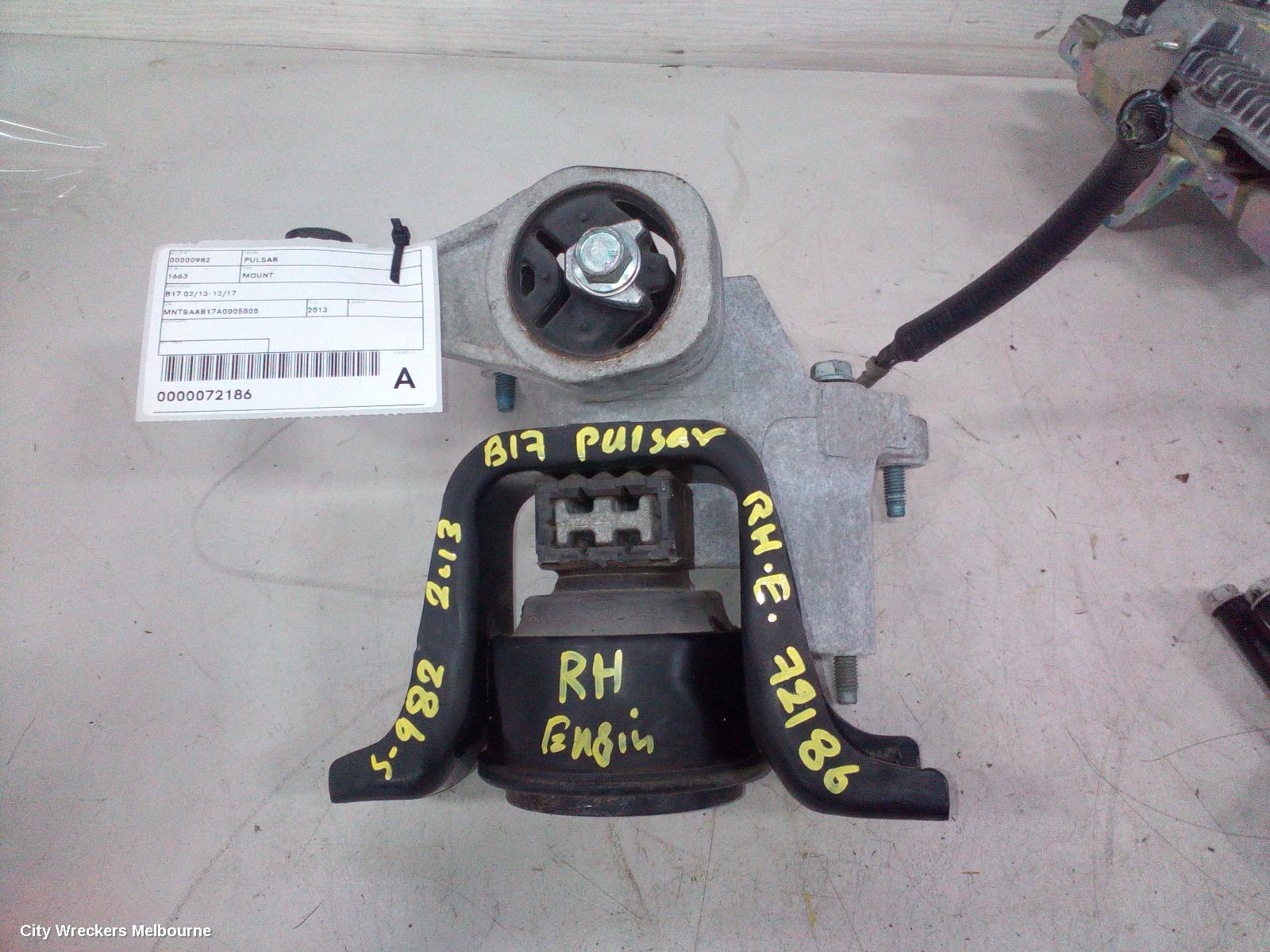 NISSAN PULSAR MOUNT, B17 02/2013 - 12/2017