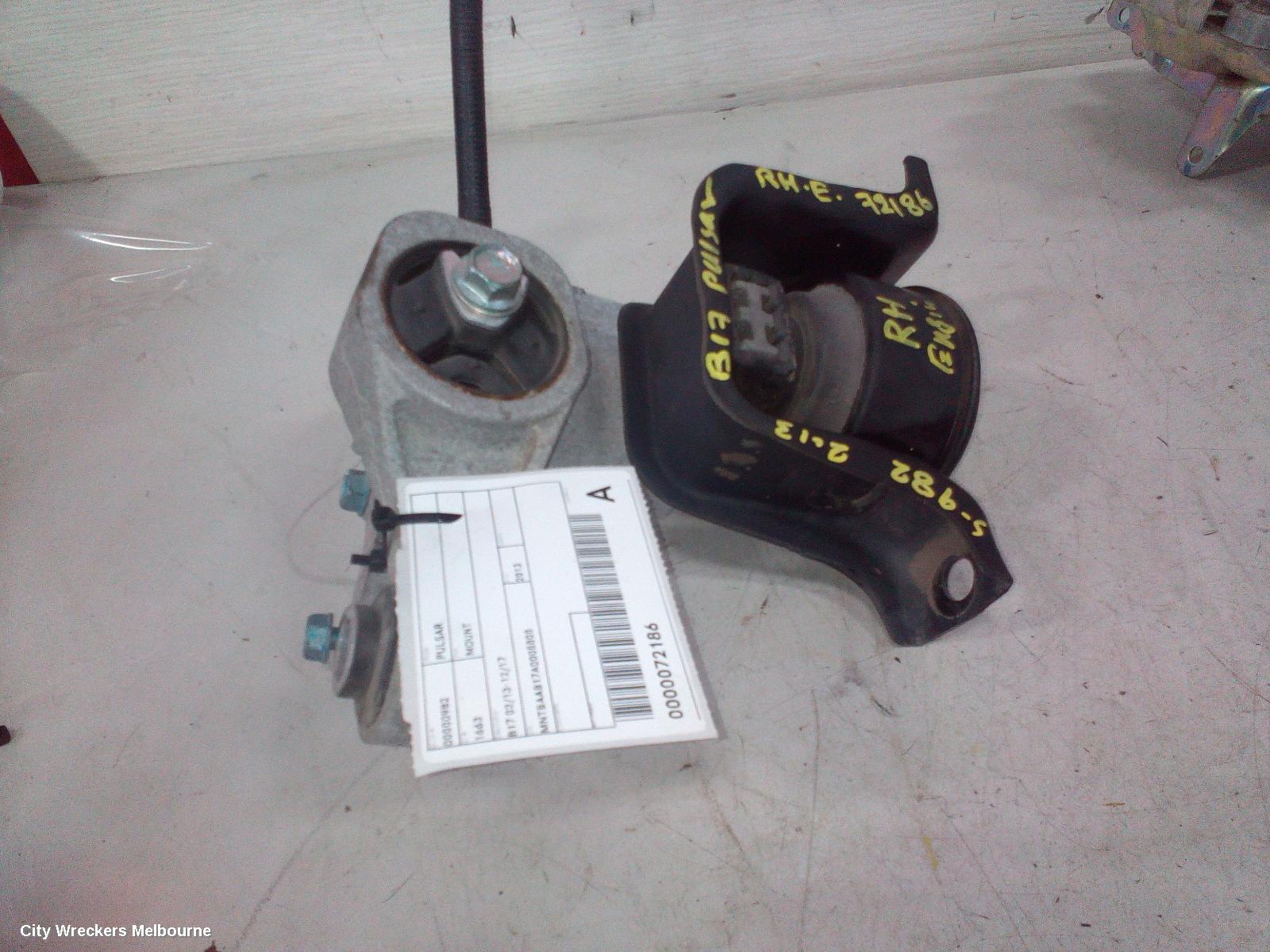 NISSAN PULSAR MOUNT, B17 02/2013 - 12/2017