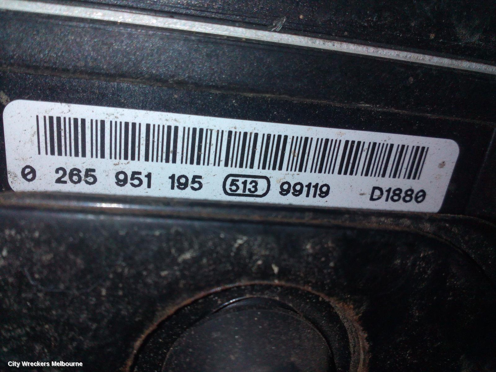 SUBARU IMPREZA ABS PUMP/MODULATOR, G3, P/N 27596FG041, VDC TYPE, 04/2007 - 11/2011