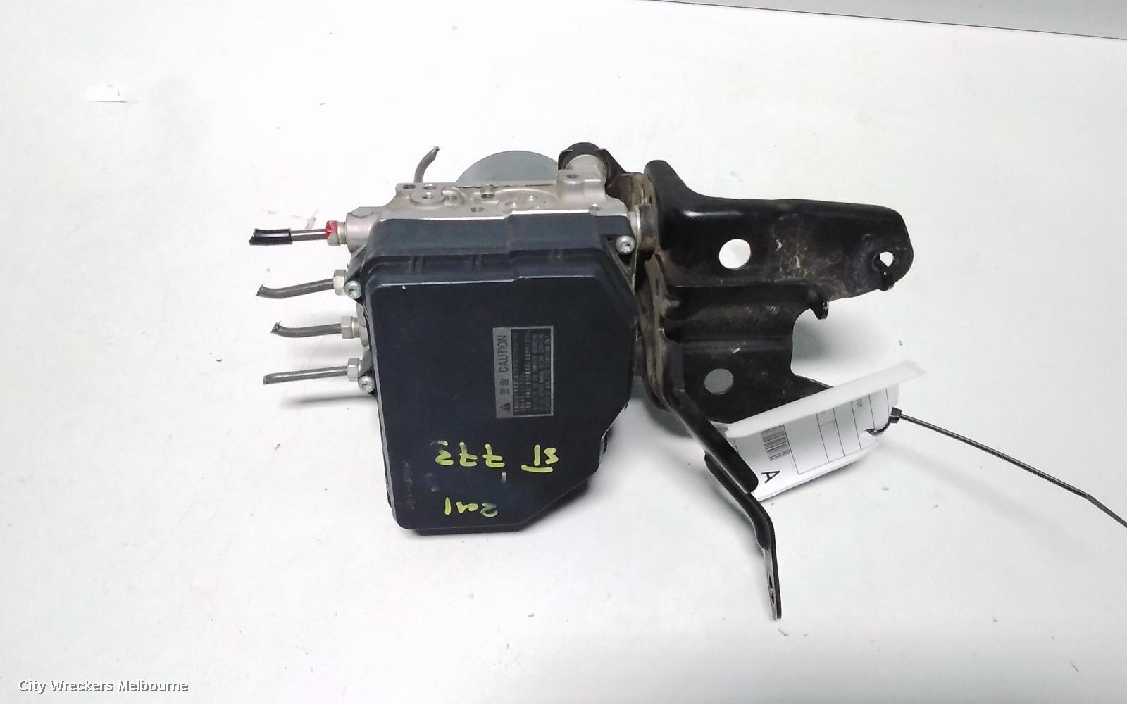 TOYOTA YARIS ABS PUMP/MODULATOR, SEDAN, NCP9#, 03/2006 - 06/2016