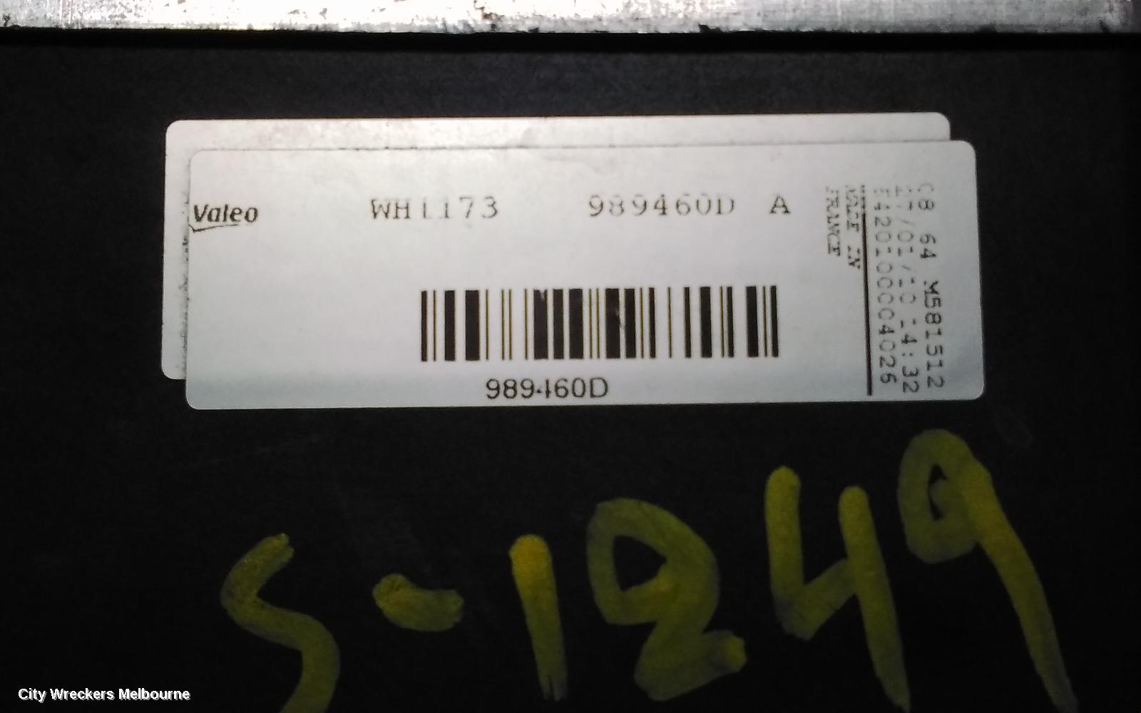 AUDI A4, B8 8K, 04/2008 - 06/2012, FAN MODULE PART NO  989460D: 72217