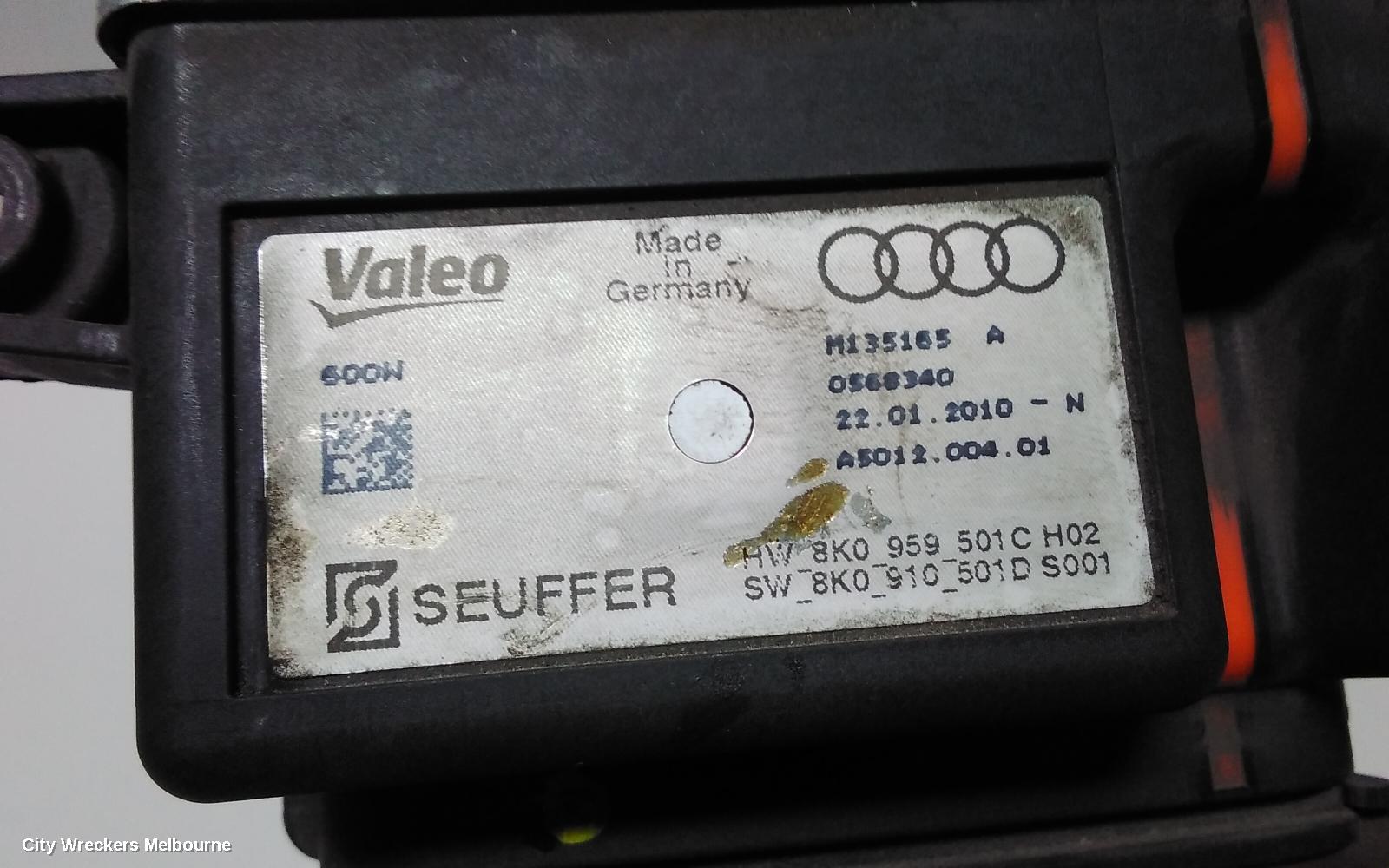AUDI A4, B8 8K, 04/2008 - 06/2012, FAN MODULE PART NO  989460D: 72217