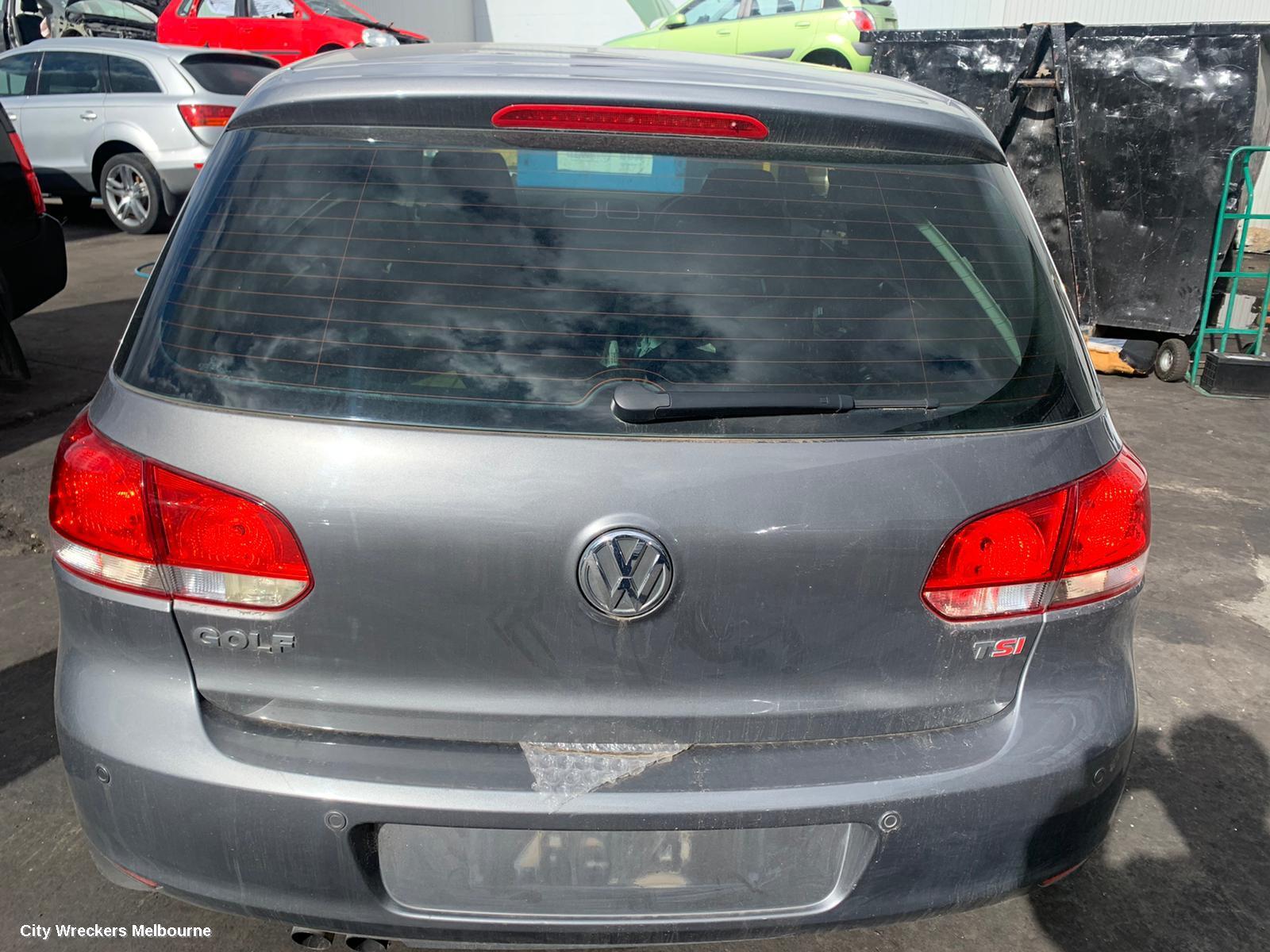 VOLKSWAGEN GOLF TAILGATE HANDLE, GEN 6, HATCH, NON CAMERA TYPE, 10/2008 - 03/2013