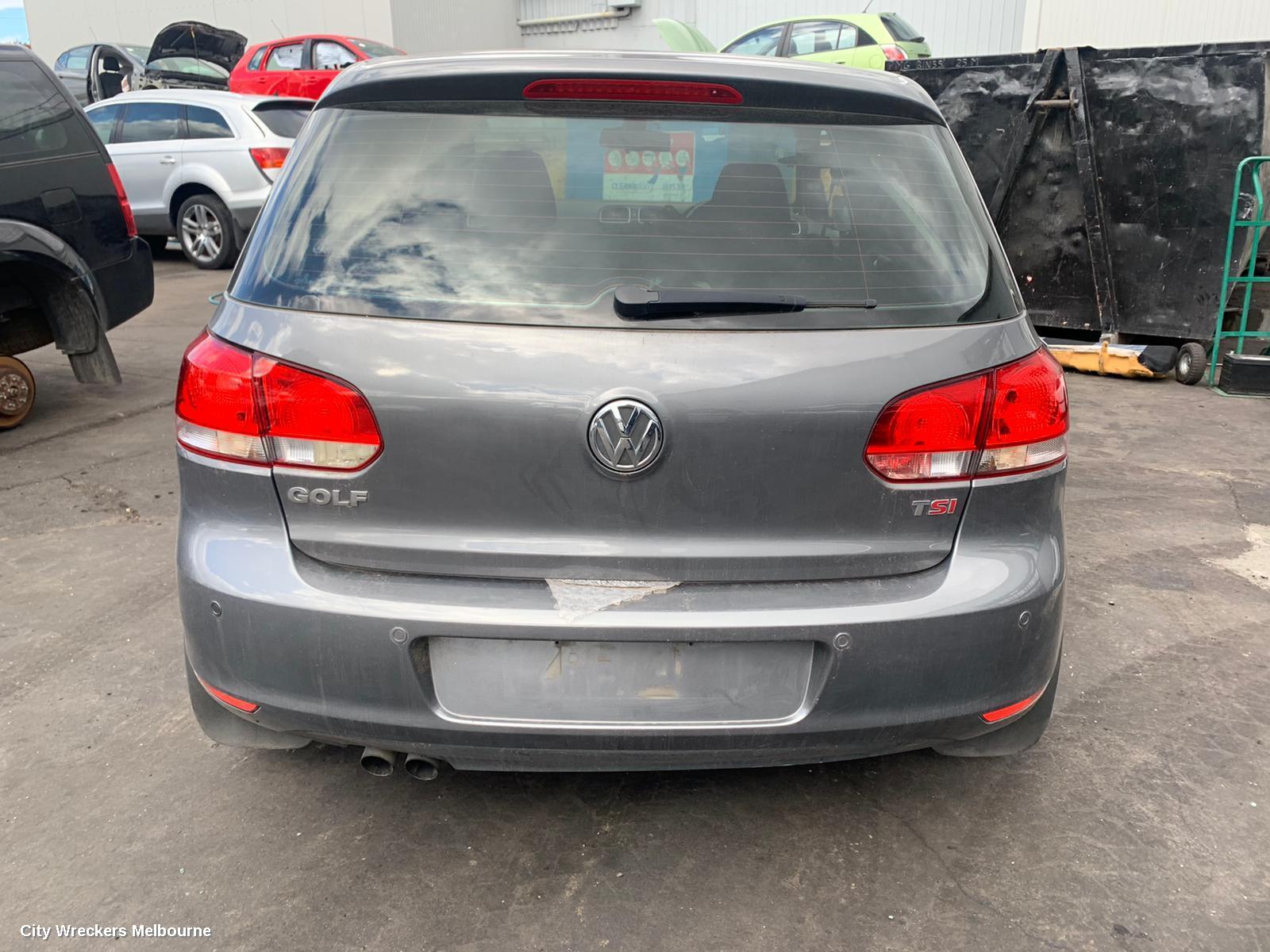 VOLKSWAGEN GOLF TAILGATE HANDLE, GEN 6, HATCH, NON CAMERA TYPE, 10/2008 - 03/2013