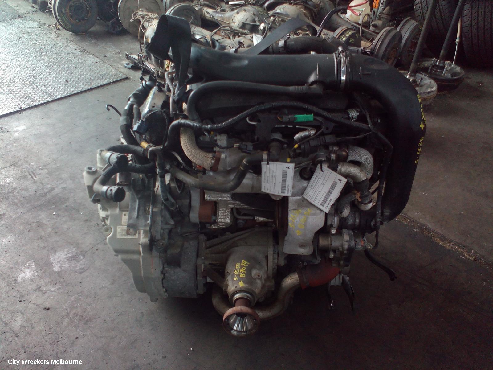 LAND ROVER RANGEROVER EVOQUE ENGINE, DIESEL, 2.2, TURBO, L538, 11/2011 - 08/2015