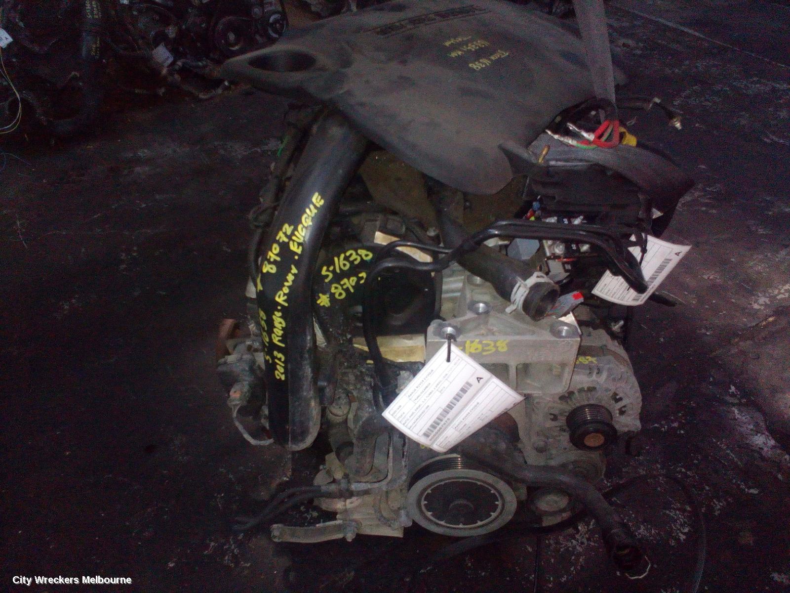 LAND ROVER RANGEROVER EVOQUE ENGINE, DIESEL, 2.2, TURBO, L538, 11/2011 - 08/2015