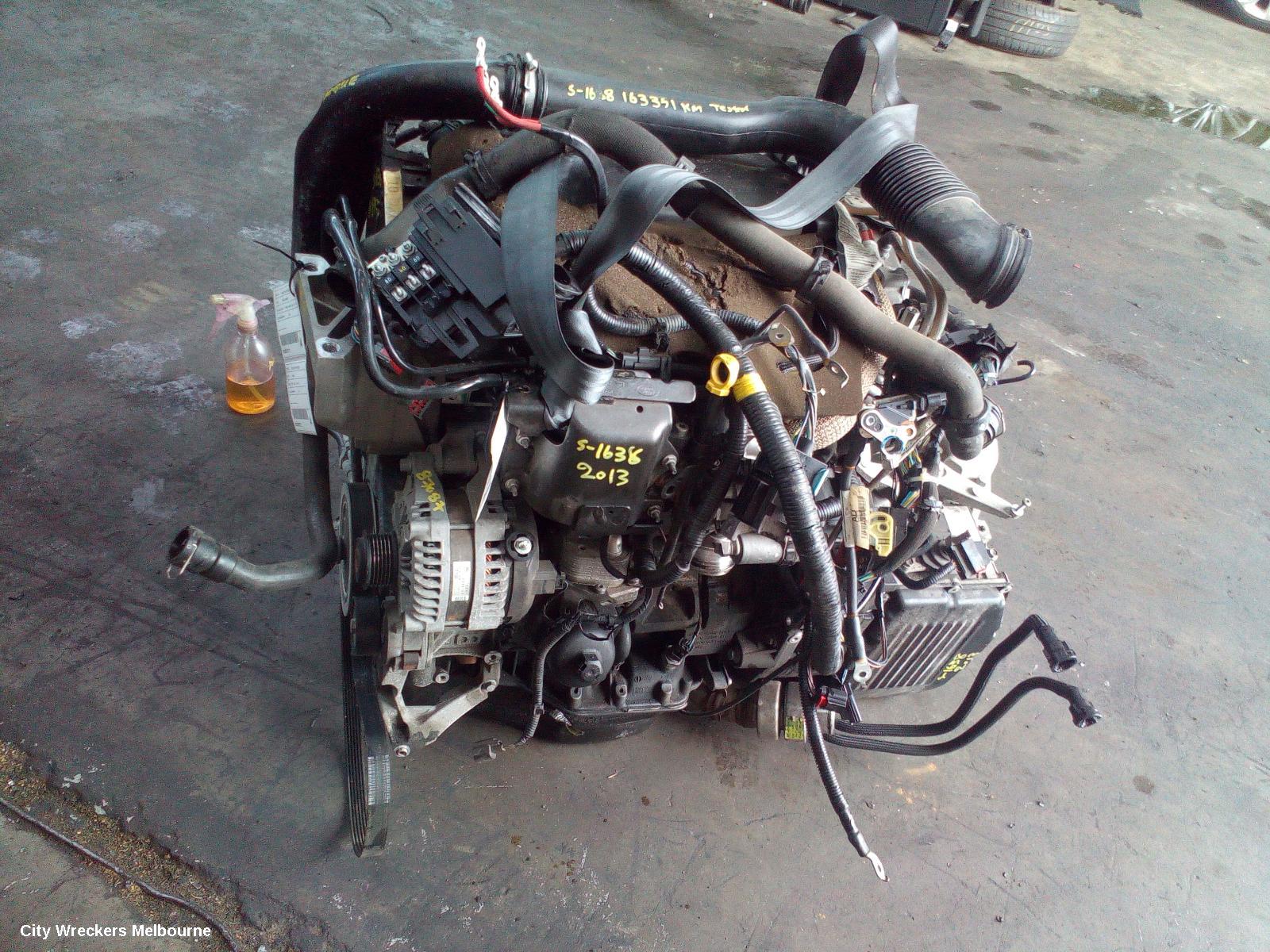 LAND ROVER RANGEROVER EVOQUE ENGINE, DIESEL, 2.2, TURBO, L538, 11/2011 - 08/2015