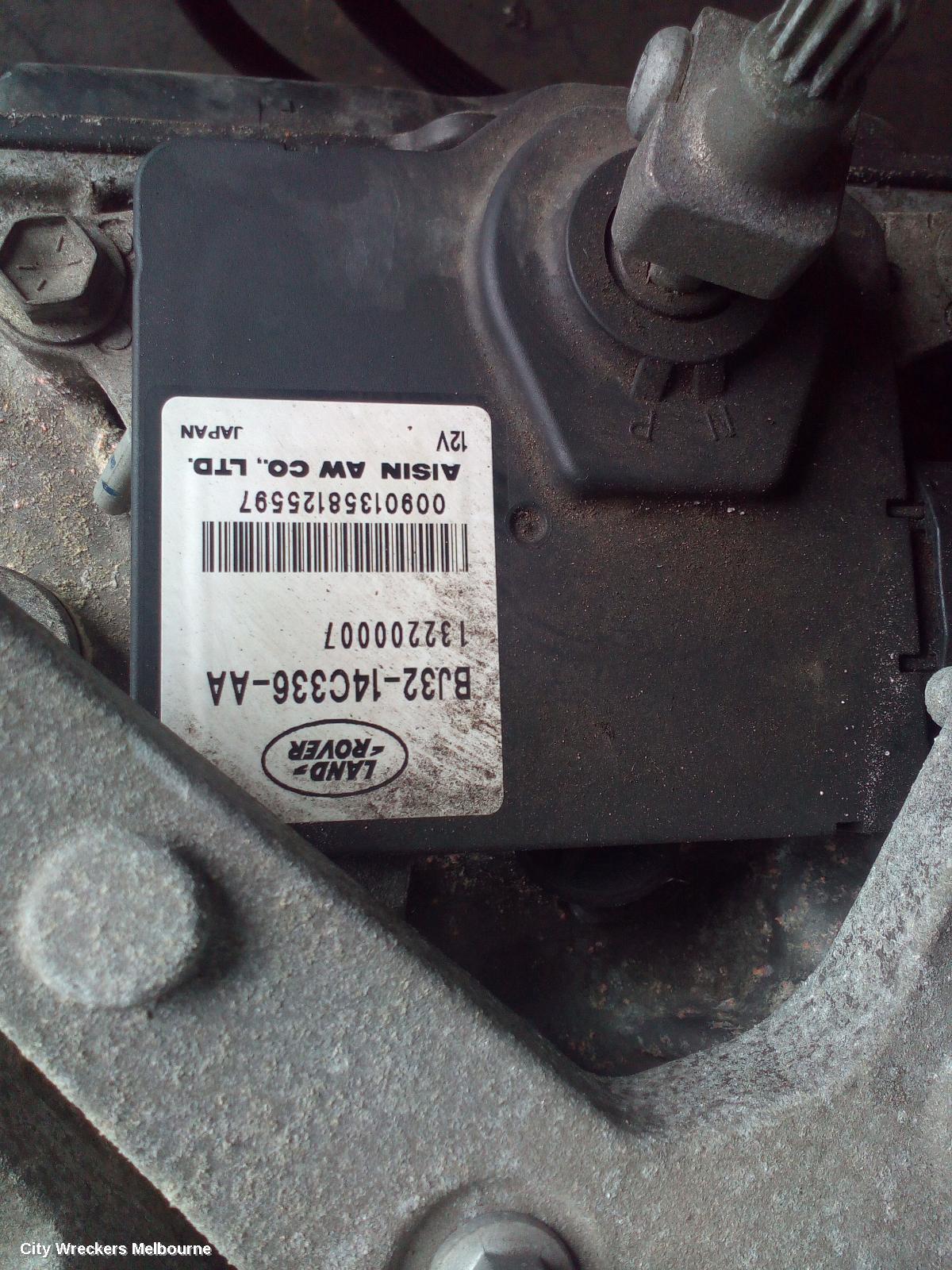 LAND ROVER RANGEROVER EVOQUE TRANS/GEARBOX, AUTO, AWD, DIESEL, 2.2, TURBO, 6 SPEED, L538, 11/2011 - 02/2014