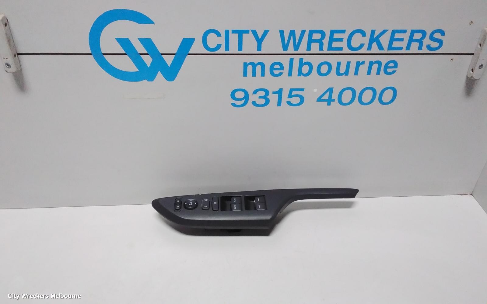 HONDA CIVIC PWR DR WIND SWITCH, RH FRONT (MASTER SWITCH), HATCH, MANUAL FOLD TYPE, 10TH GEN, 05/2016 - 08/2021