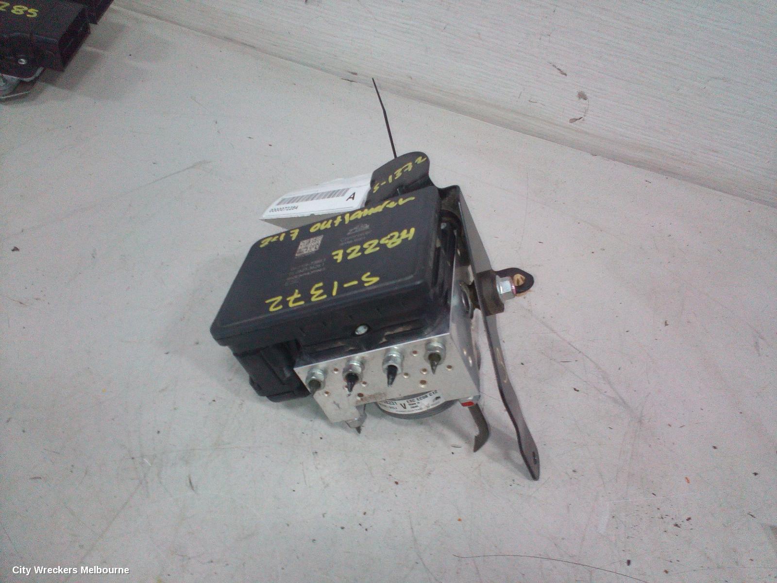 MITSUBISHI OUTLANDER ABS PUMP/MODULATOR, ZK-ZL, NON ACTIVE EMERGENCY BRAKING TYPE, P/N 4670B231, 04/2015 ONWARDS