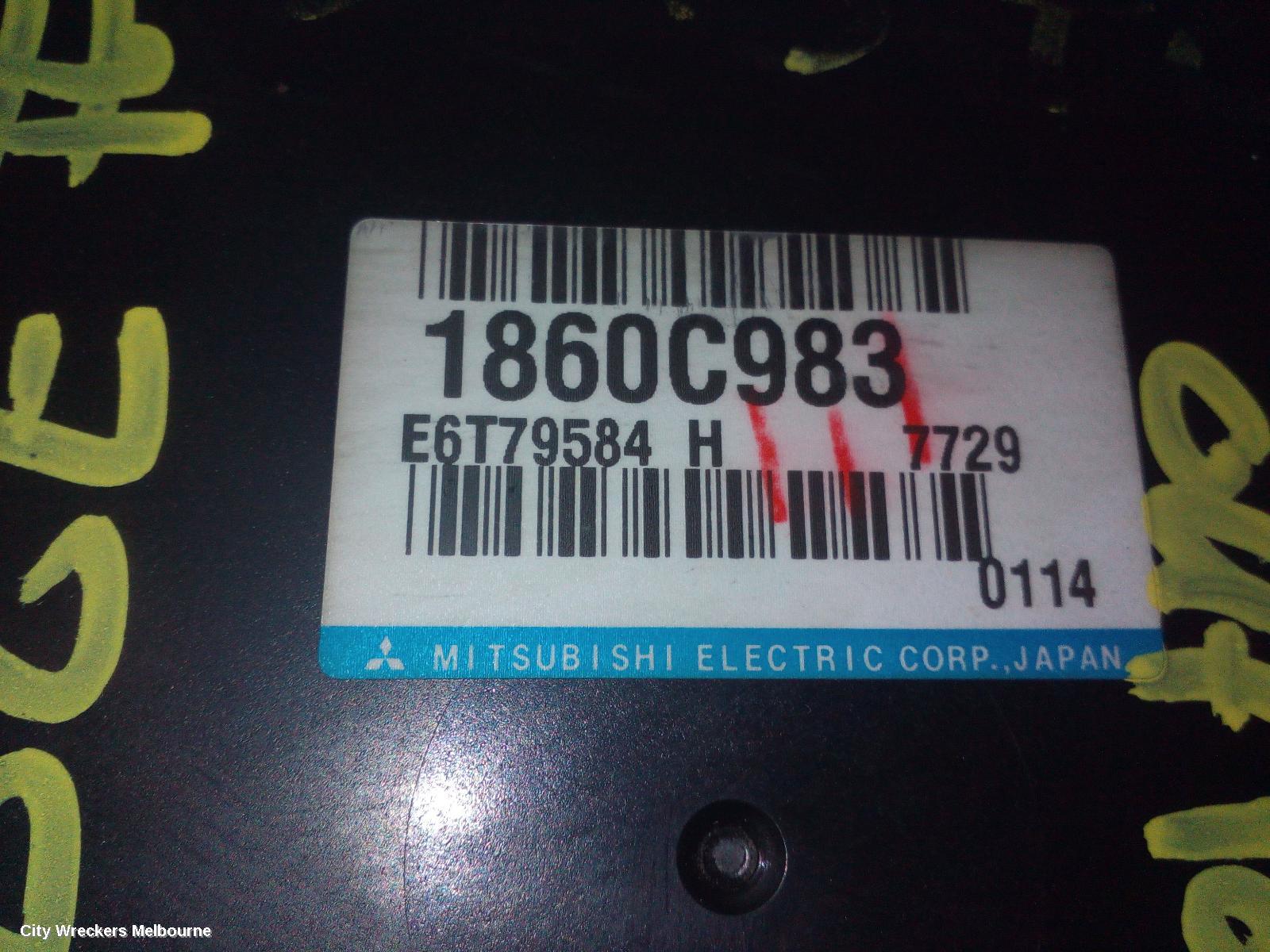 MITSUBISHI OUTLANDER ECU, ENGINE ECU, 2.0, PETROL, AUTO T/M, ECU ONLY, ZJ-ZL, 10/2012 ONWARDS