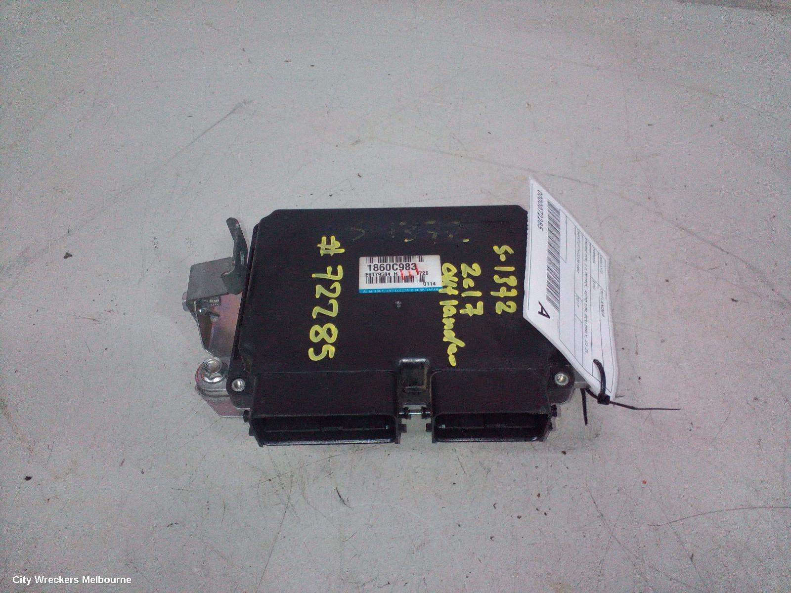 MITSUBISHI OUTLANDER ECU, ENGINE ECU, 2.0, PETROL, AUTO T/M, ECU ONLY, ZJ-ZL, 10/2012 ONWARDS