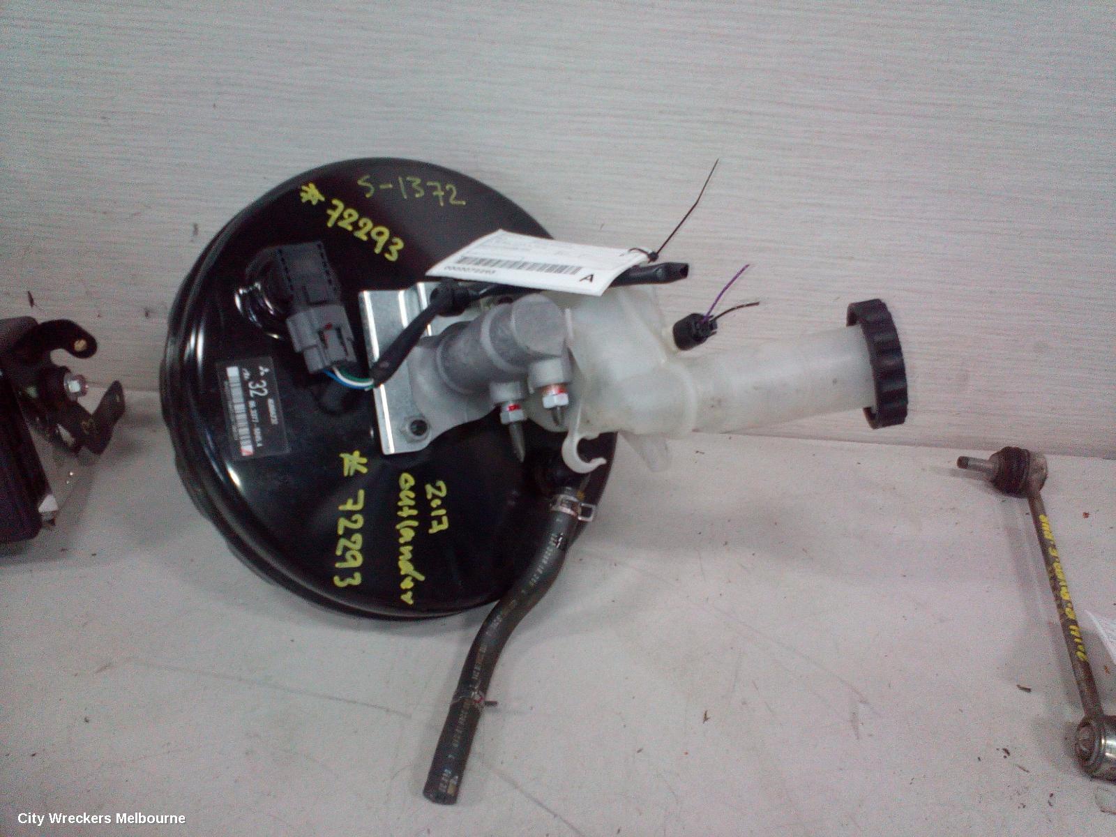 MITSUBISHI OUTLANDER BRAKE BOOSTER, ZJ, PETROL, 2.0/2.4, 10/2012 ONWARDS