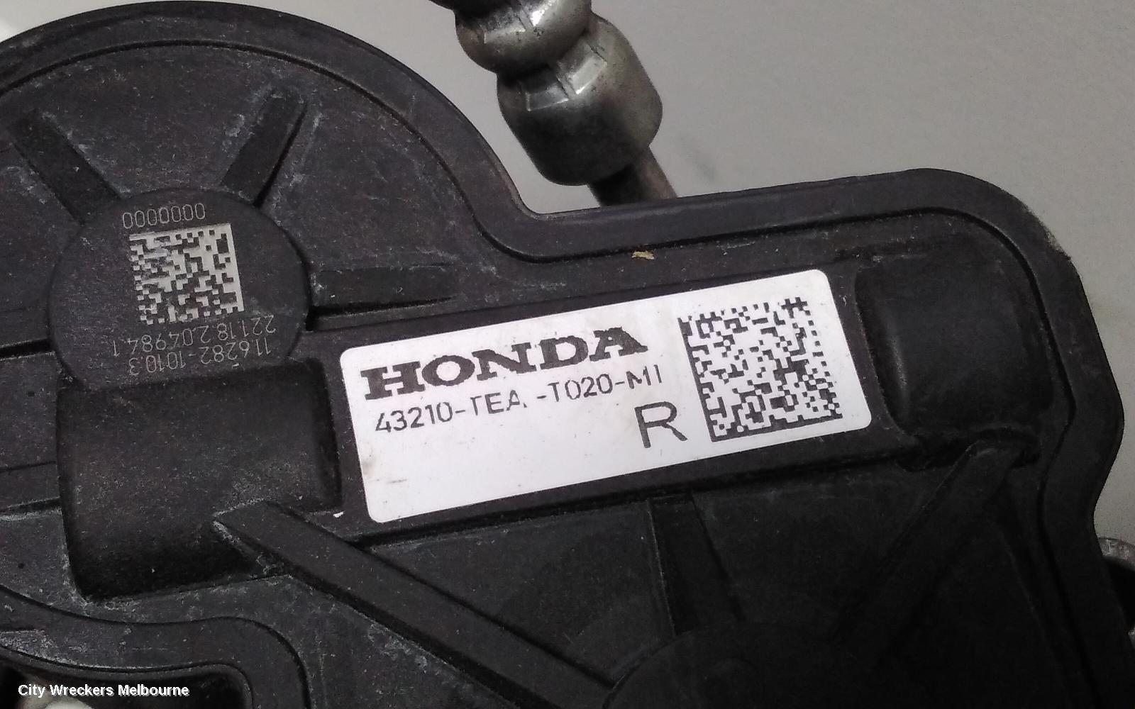 HONDA CIVIC RIGHT REAR HUB ASSEMBLY, 10TH GEN, 05/2016 - 08/2021