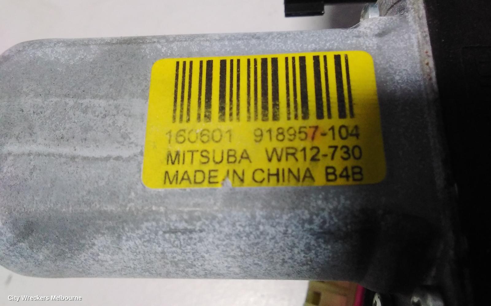 LAND ROVER RANGEROVER EVOQUE RIGHT REAR WND REG/MOTOR, DOOR REG ASSY (REG AND MOTOR), 5DR, L538, 11/2011 - 01/2019