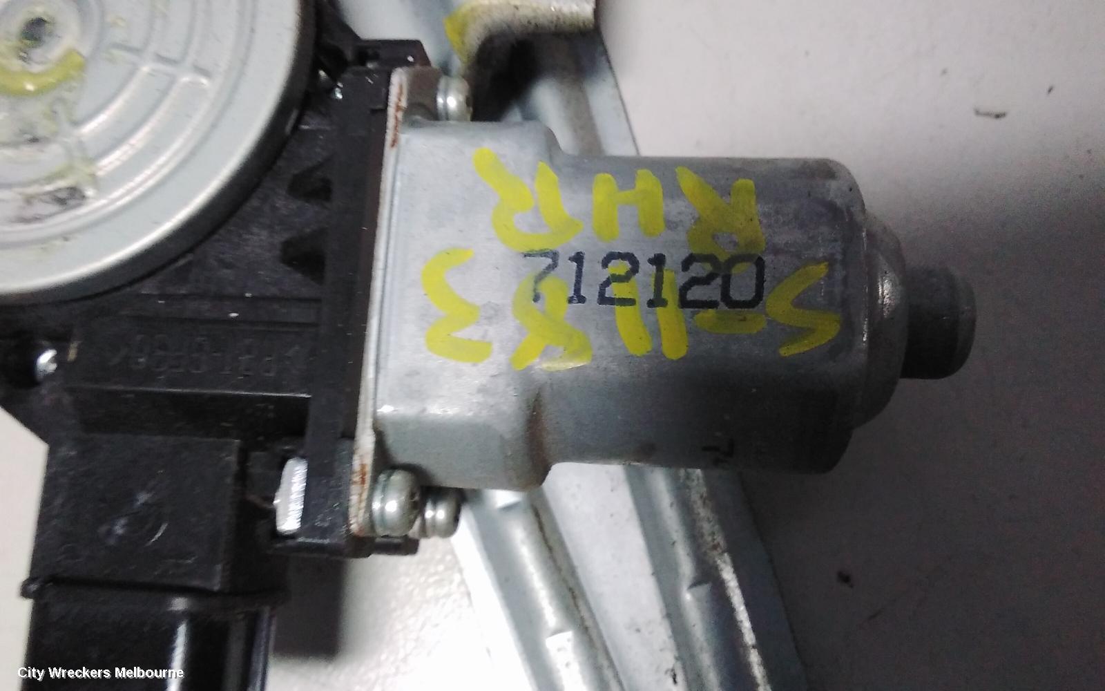 SUBARU WRX RIGHT REAR WND REG/MOTOR, V1, 03/2014 - 10/2021