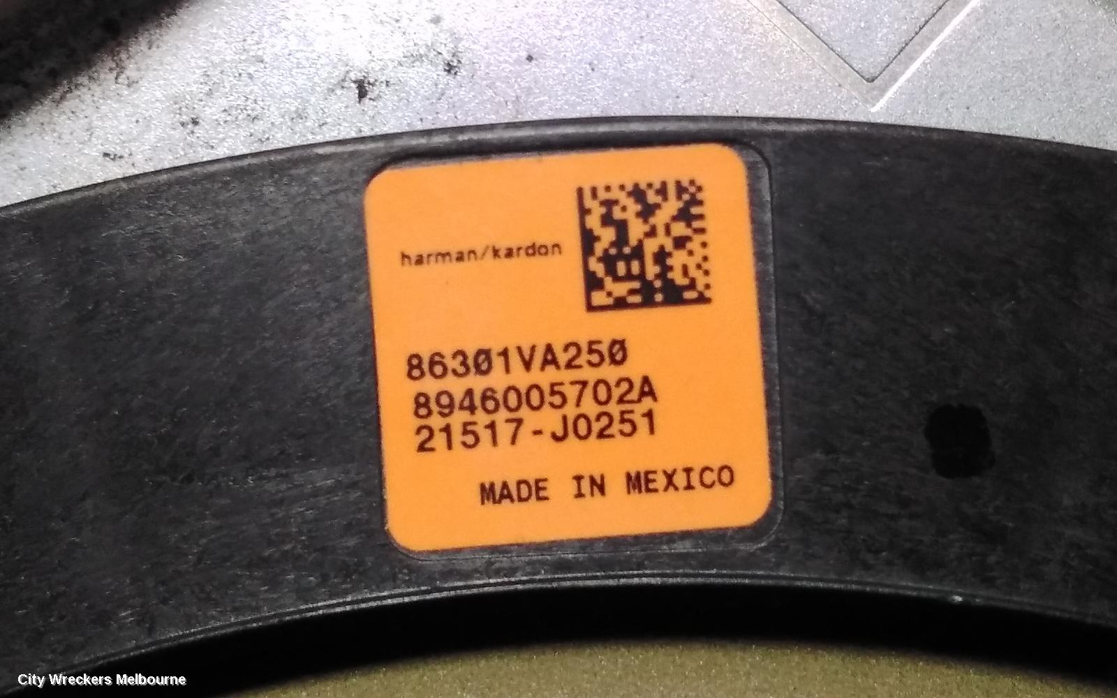 SUBARU WRX SPEAKER, V1, 03/2014 - 10/2021