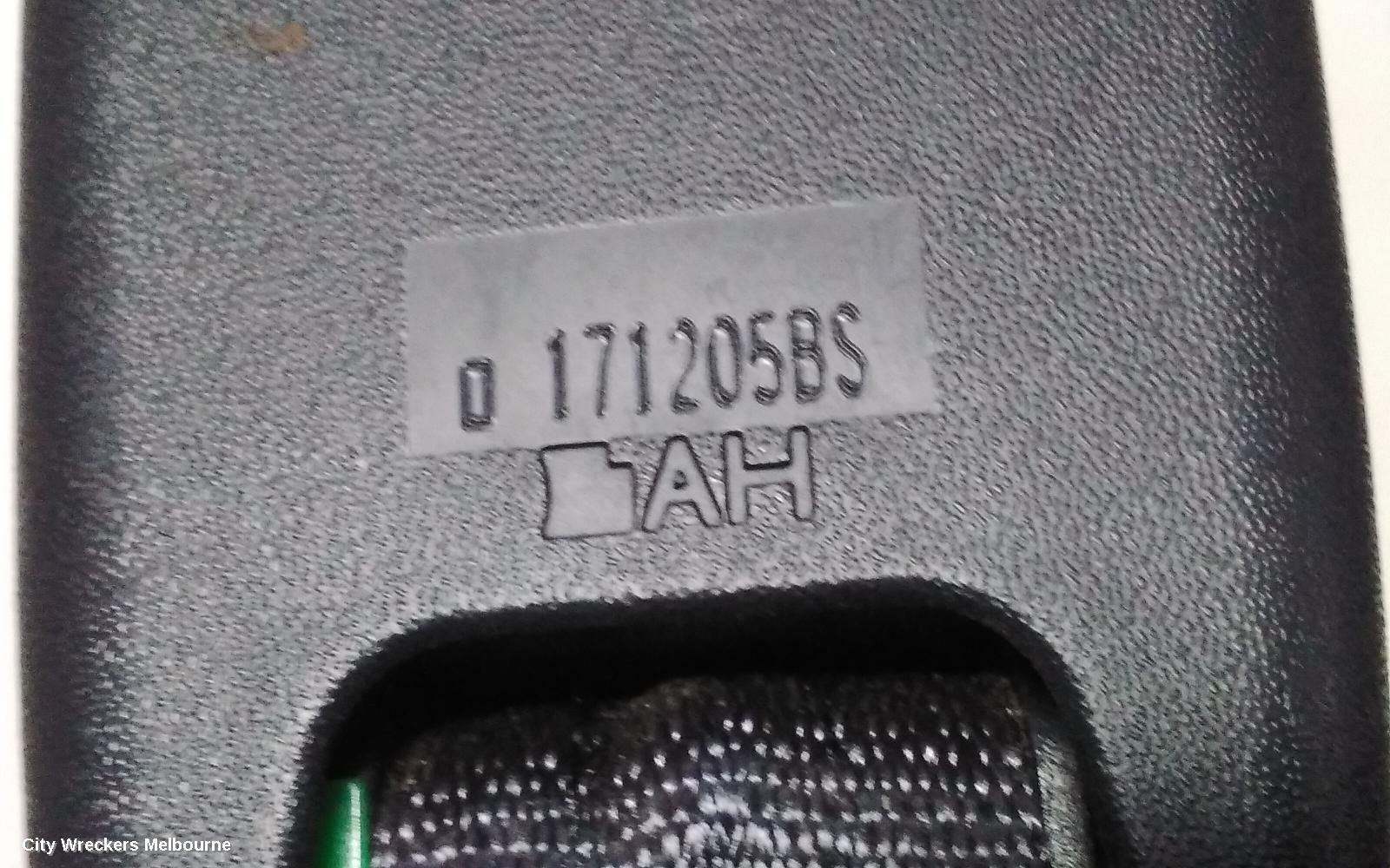SUBARU WRX SEATBELT/STALK, RH REAR, SEAT BELT STALK ONLY, V1, 03/2014 ONWARDS
