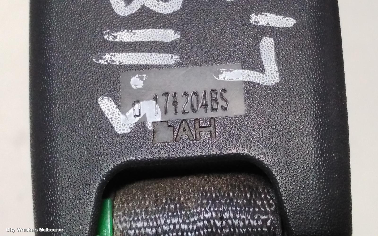 SUBARU WRX SEATBELT/STALK, LH REAR, SEAT BELT STALK ONLY, V1, 03/2014 ONWARDS